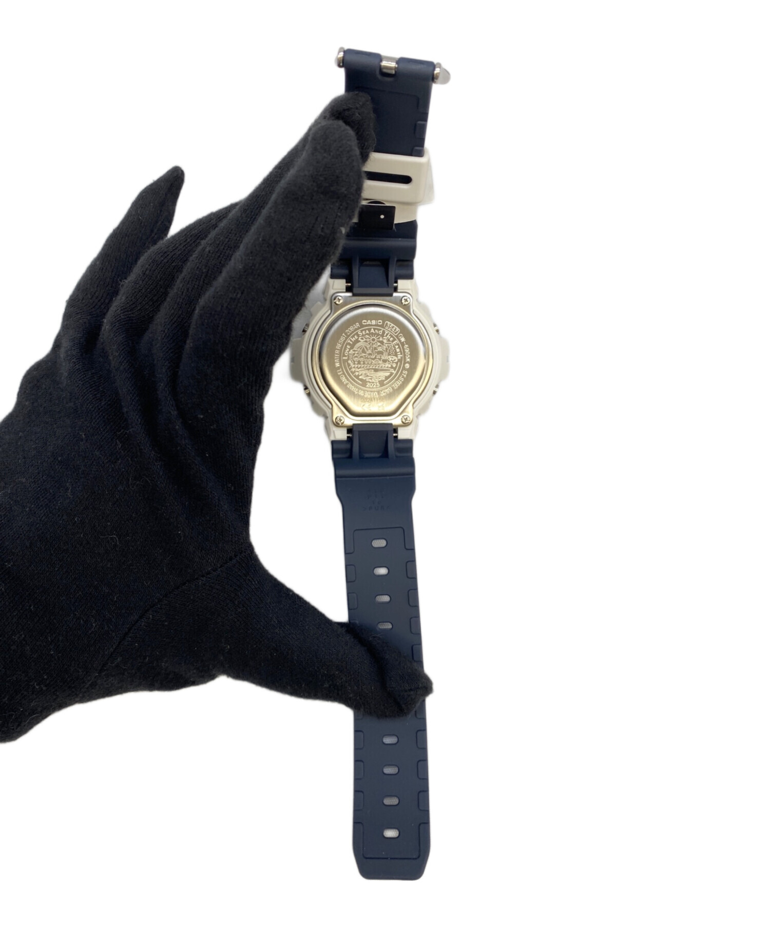 中古・古着通販】CASIO (カシオ) 腕時計 ホワイト×ネイビー｜ブランド