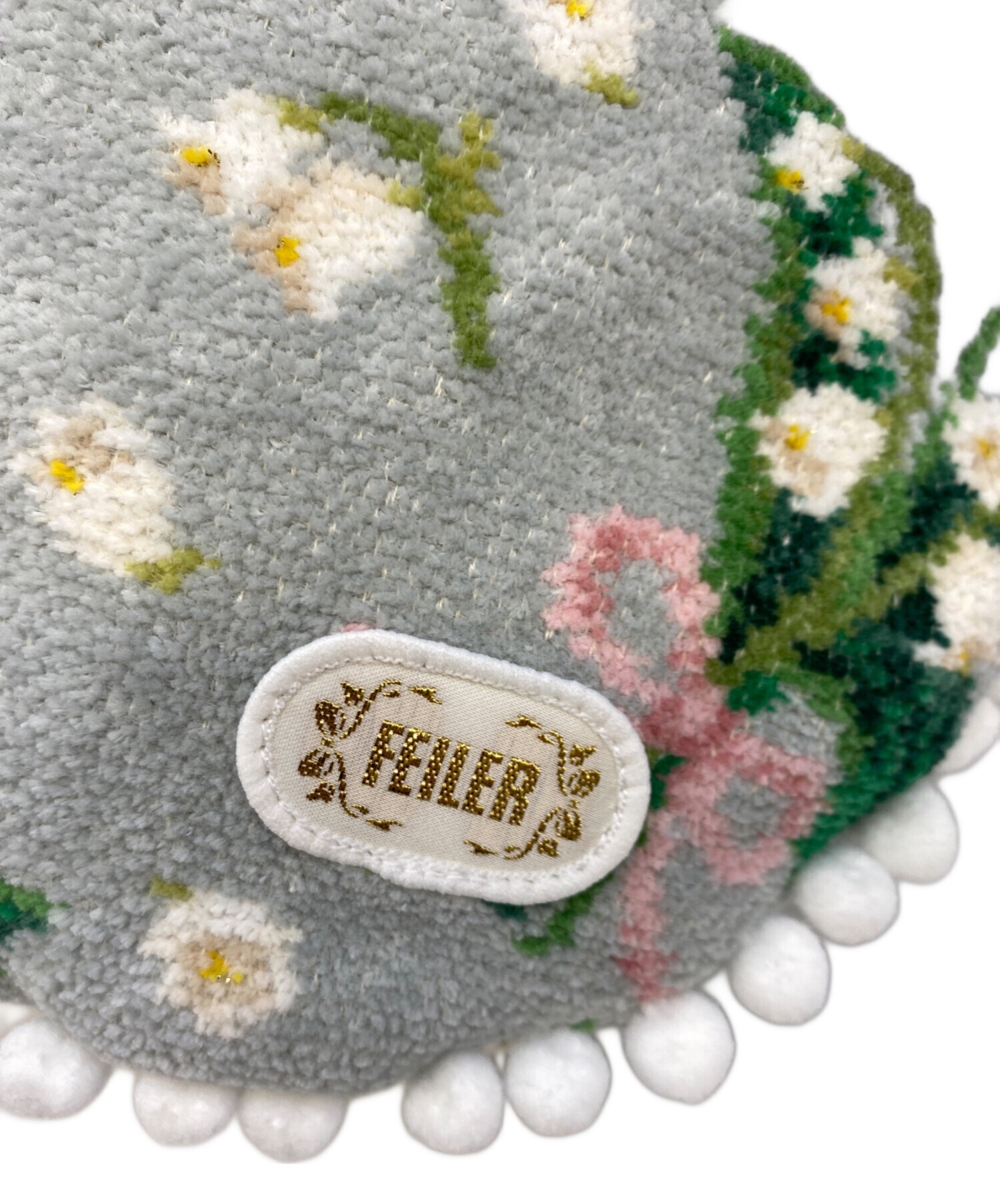 中古・古着通販】FEILER (フェイラー) ハンドバッグ グレー 未使用品