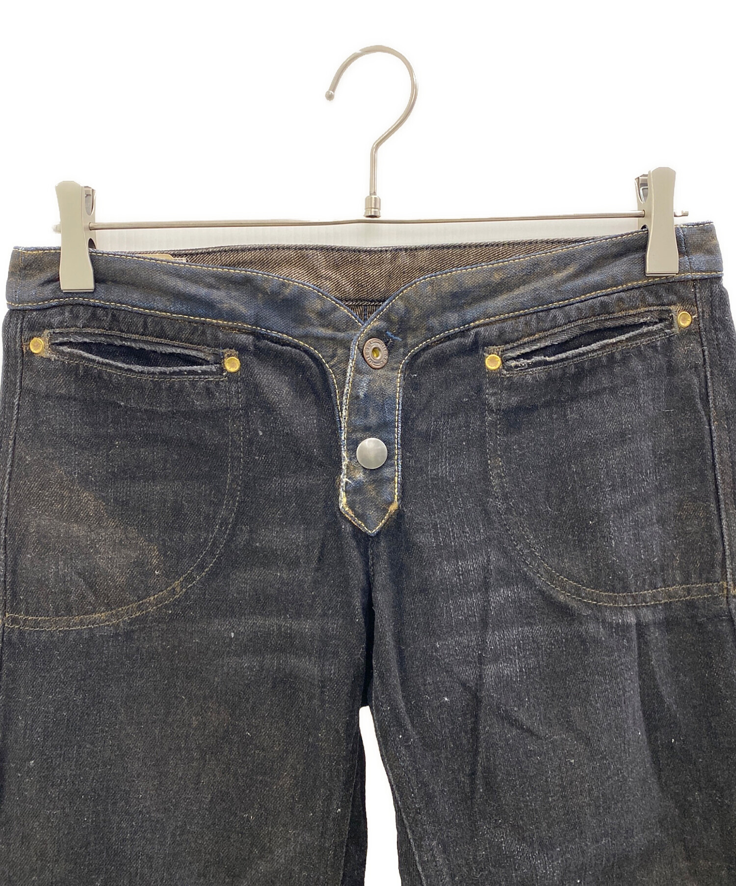 中古・古着通販】DIESEL (ディーゼル) デニムパンツ ブラウン 