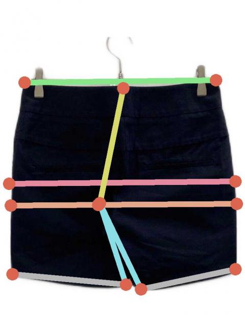 中古・古着通販】Chloe (クロエ) ショートパンツ ネイビー サイズ:36