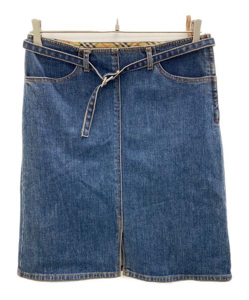 BURBERRY BLUE LABEL デニム スカパン キュロット Y2K 中古・古着通販】BURBERRY BLUE LABEL (バーバリー ブルー レーベル