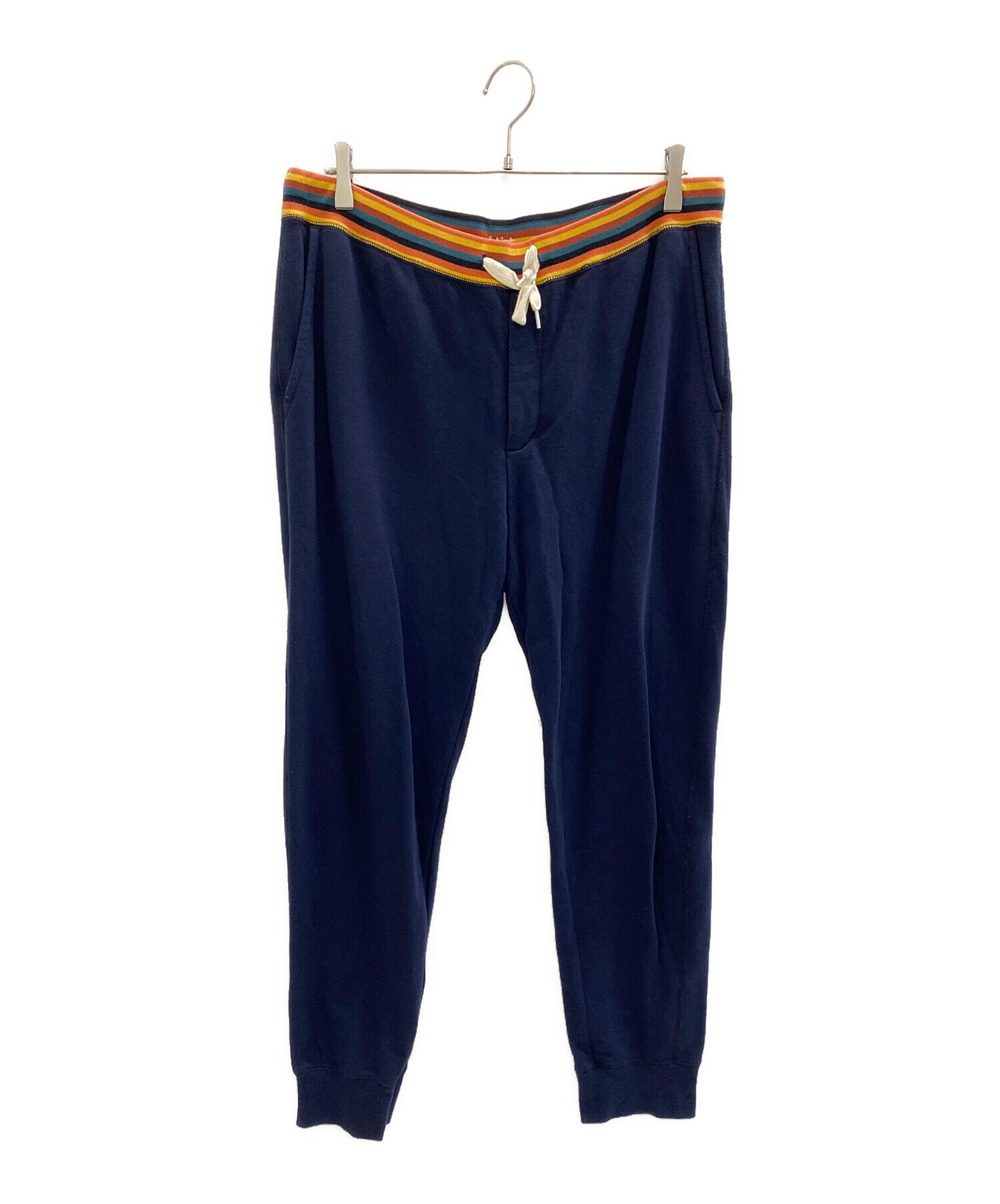 【新品タグ付き】ポールスミス ストライプスウェット/トレーナー L ネイビー 中古・古着通販】PAUL SMITH (ポールスミス) ストライプリブスウェット