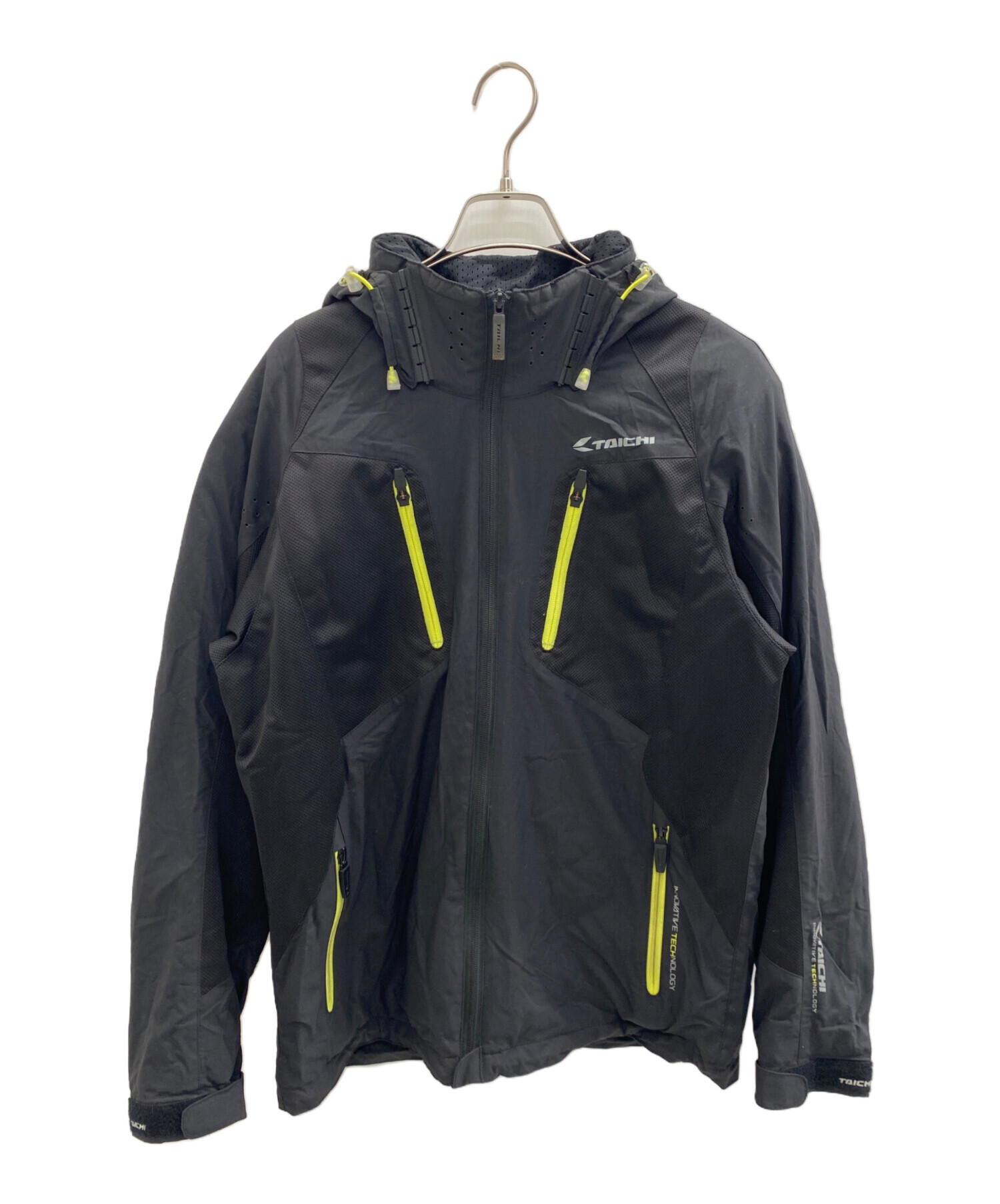 TAICHI ブラックジャケット Lサイズ 中古・古着通販】RSタイチ (アールエスタイチ) バイク用ジャケット