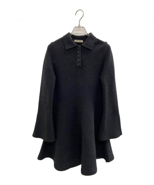 中古・古着通販】THE TOE (ザ・トゥー) Reims flare onepiece ブラック