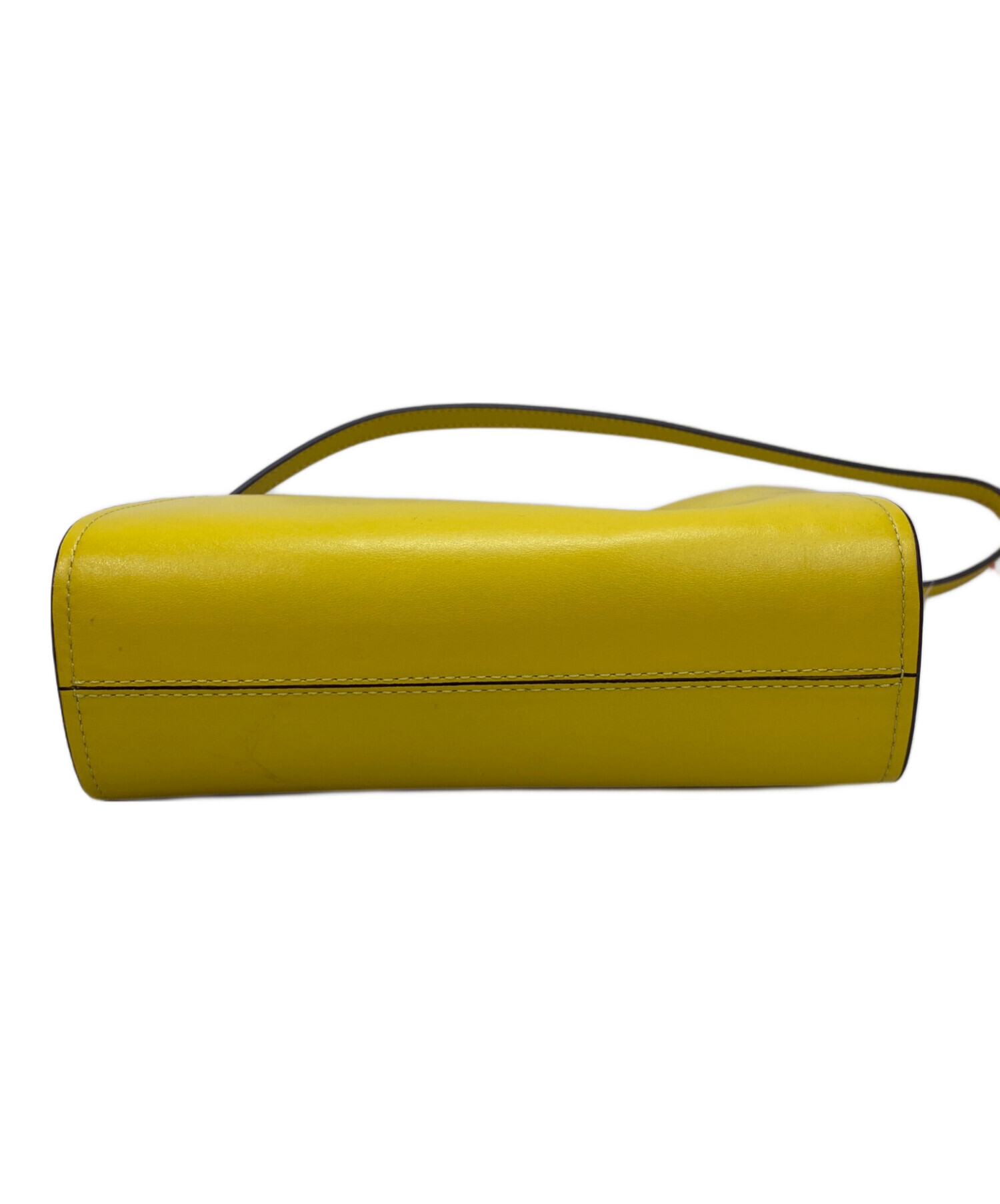未使用Kate spade イエロー カットアウトデザイン ハンドバッグ黄色 