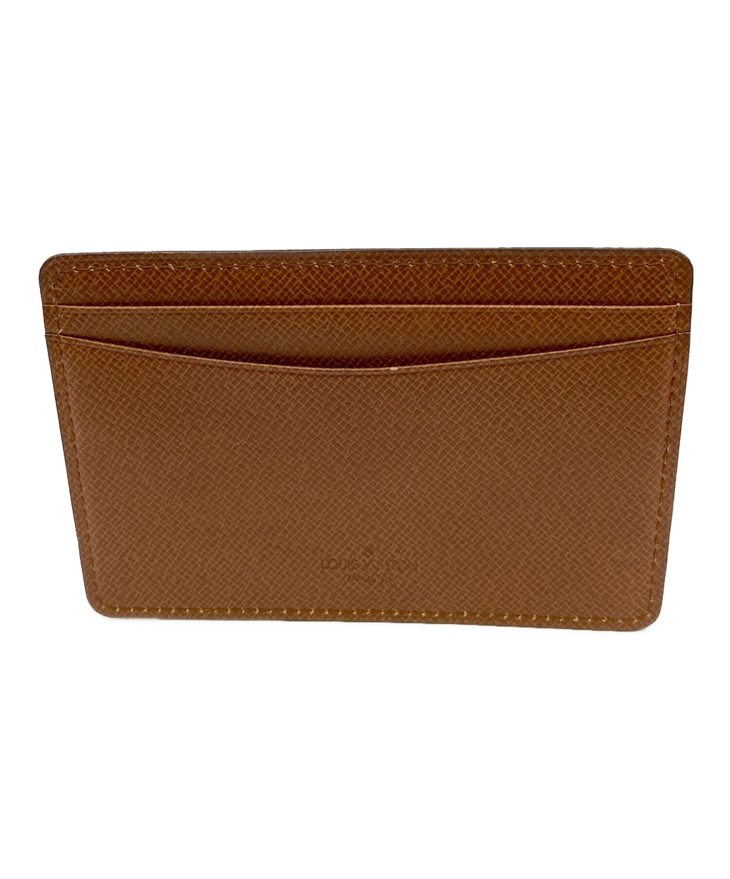 LOUIS VUITTON ルイヴィトン 財布・ケース  茶 【古着】【中古】【送料無料】 中古・古着通販】LOUIS VUITTON (ルイ ヴィトン) カードケース