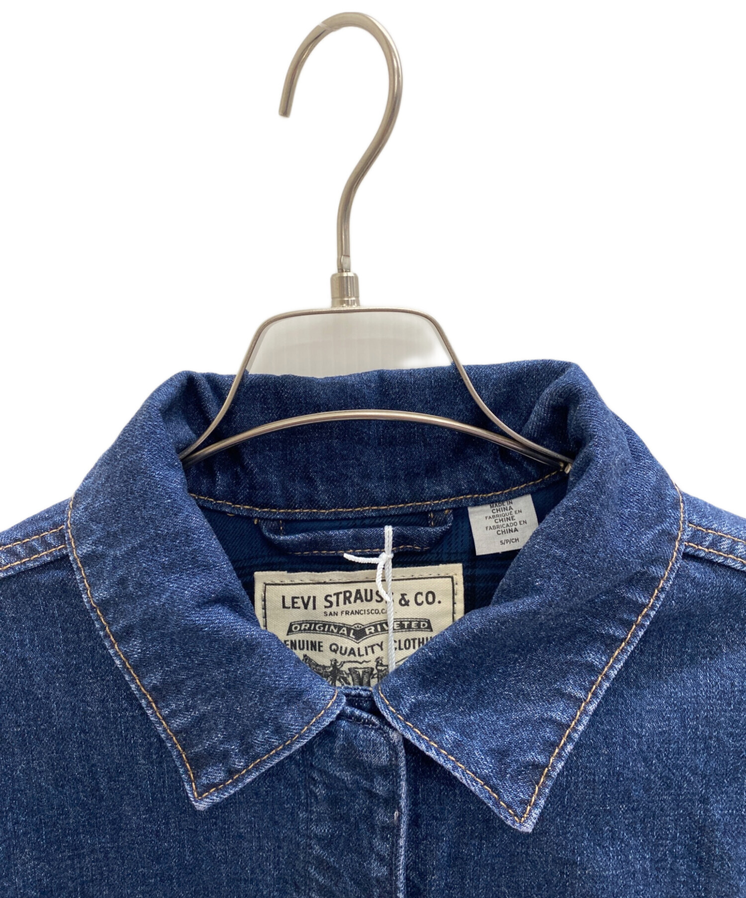 中古・古着通販】LEVI'S (リーバイス) デニムジャケット インディゴ