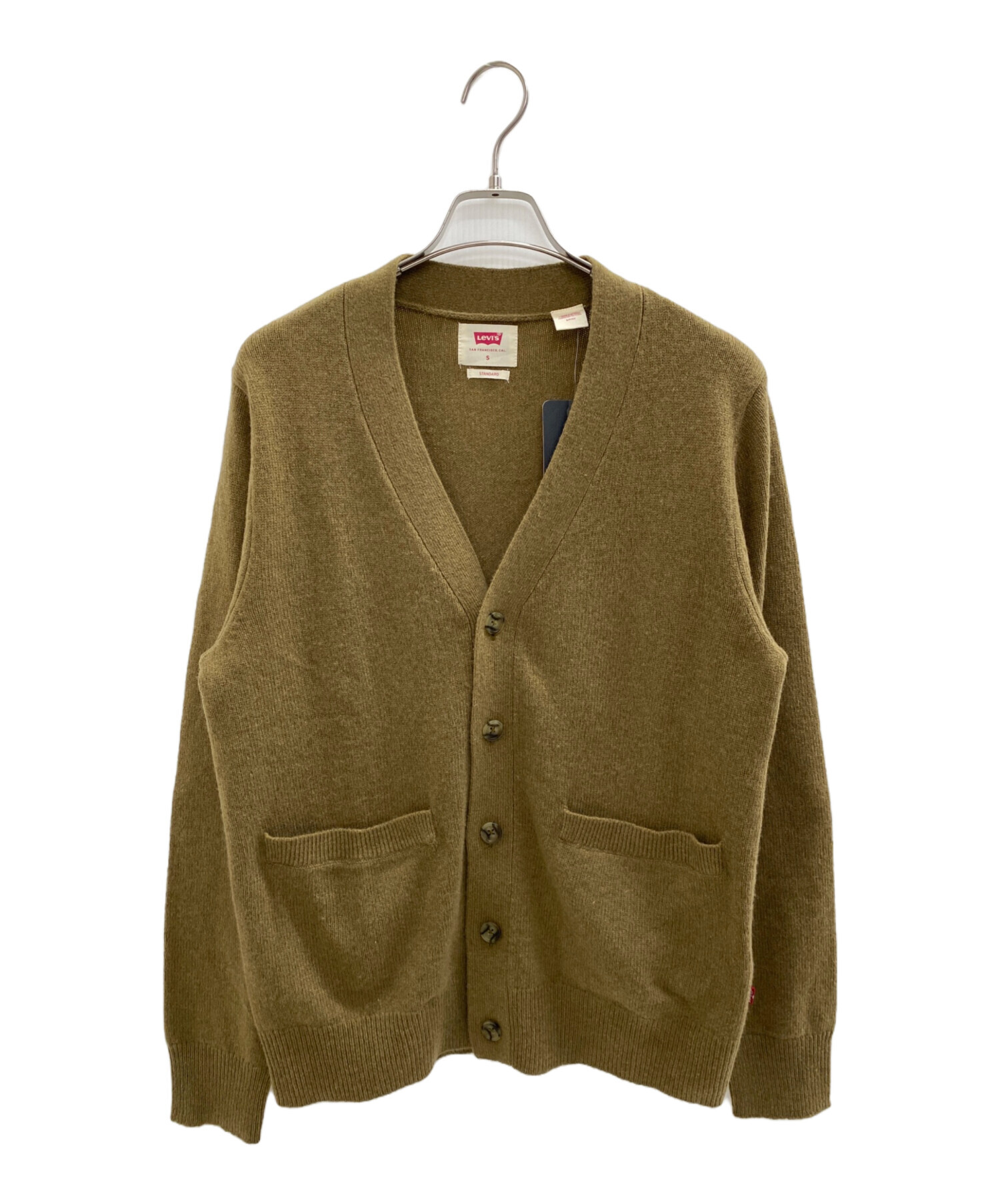 中古・古着通販】LEVI'S (リーバイス) 厚手カーディガン ブラウン