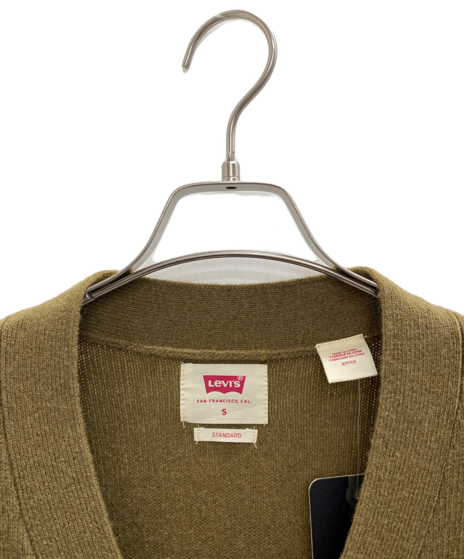 中古・古着通販】LEVI'S (リーバイス) 厚手カーディガン ブラウン