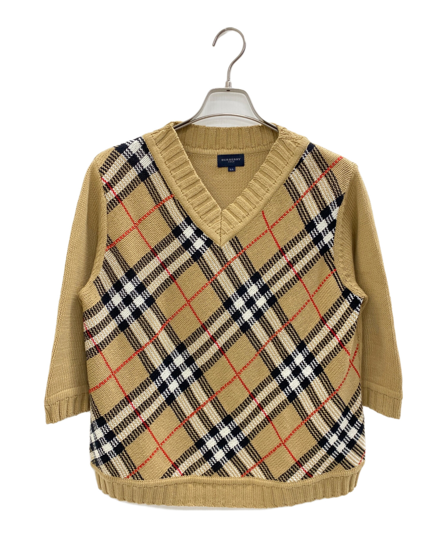 BURBERRY GOLF チェック柄 ニットセーター BURBERRY GOLF チェック柄 ニットセーター 【公式通販】