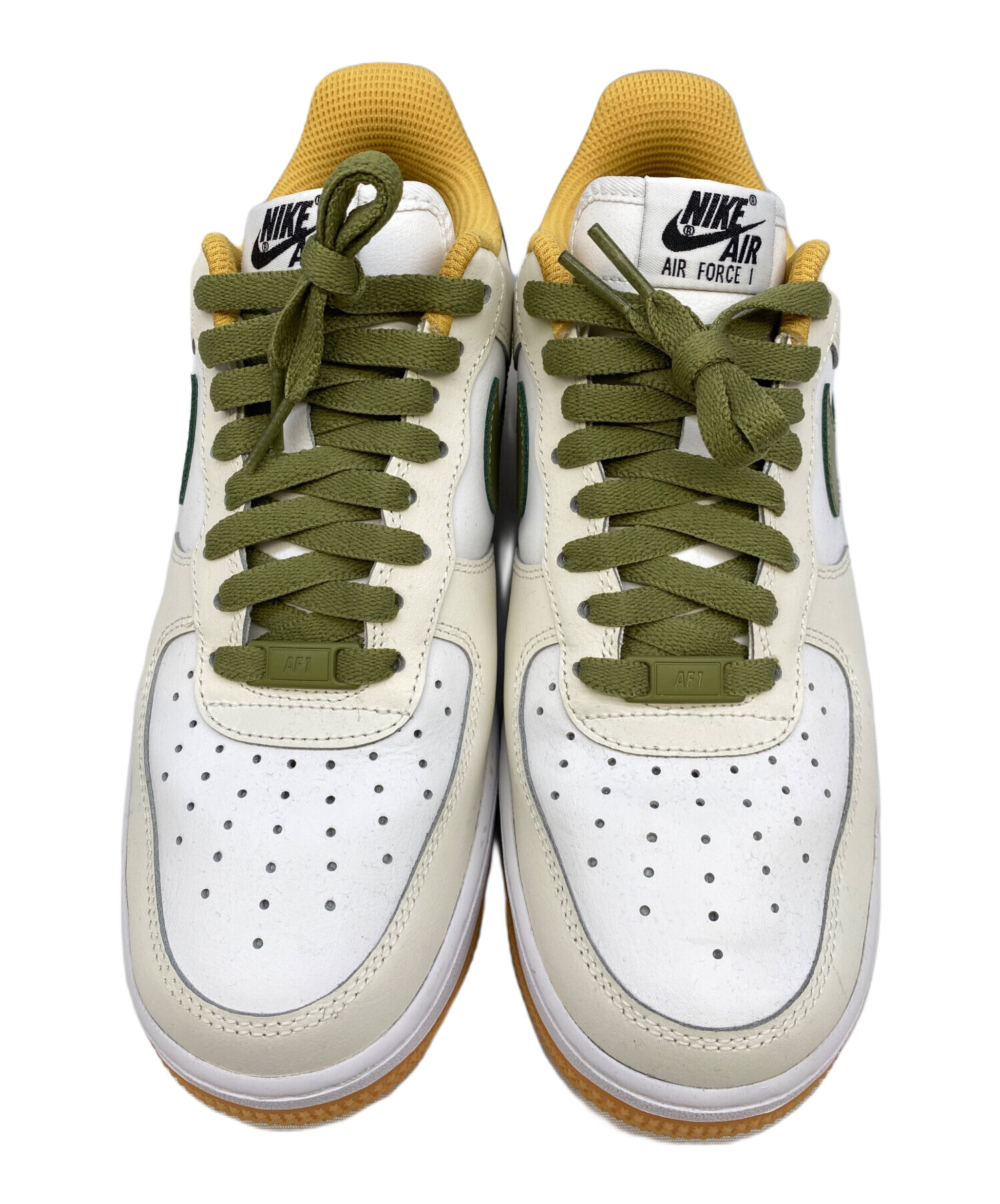 NIKE ナイキ スニーカー 26cm 青x黄x白 【古着】【中古】 中古・古着通販】NIKE (ナイキ) スニーカー ホワイト×グリーン サイズ