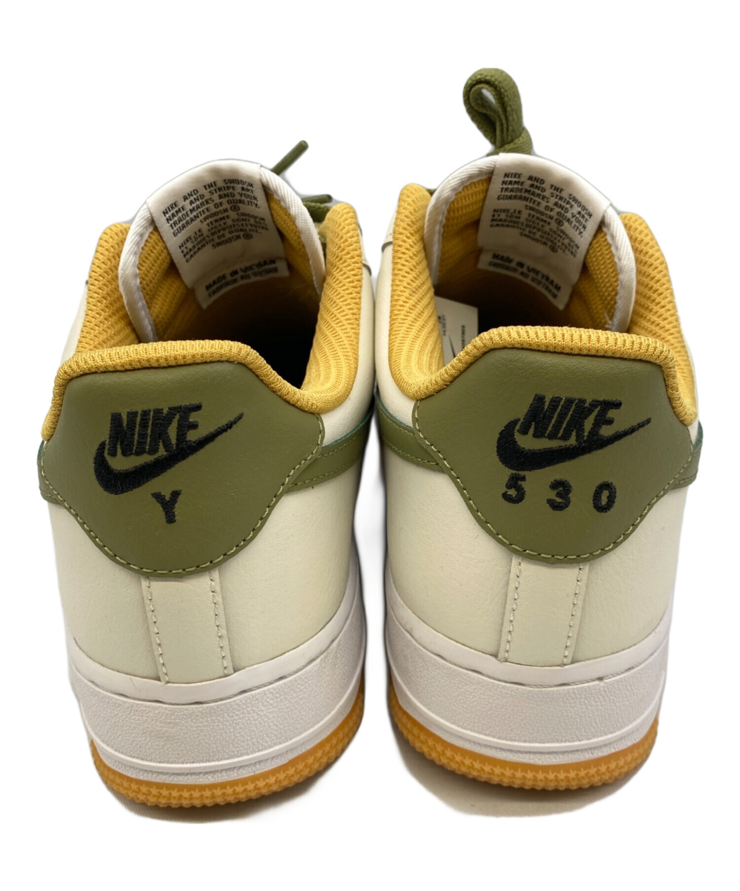 中古・古着通販】NIKE (ナイキ) スニーカー ホワイト×グリーン サイズ