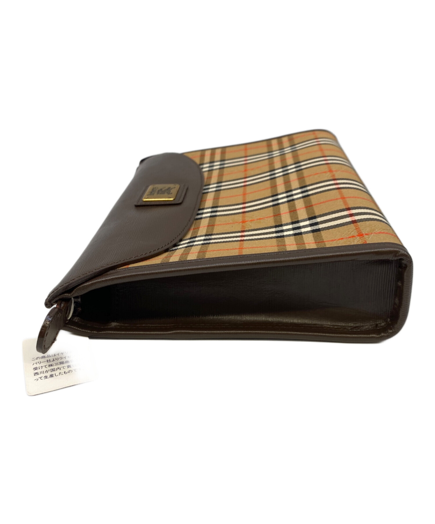 中古・古着通販】Burberry's (バーバリー) クラッチバッグ ブラウン