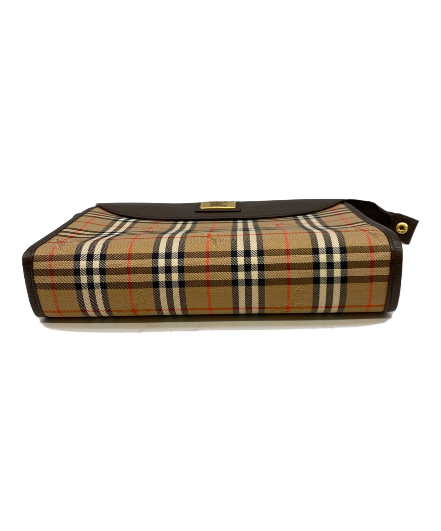中古・古着通販】Burberry's (バーバリー) クラッチバッグ ブラウン