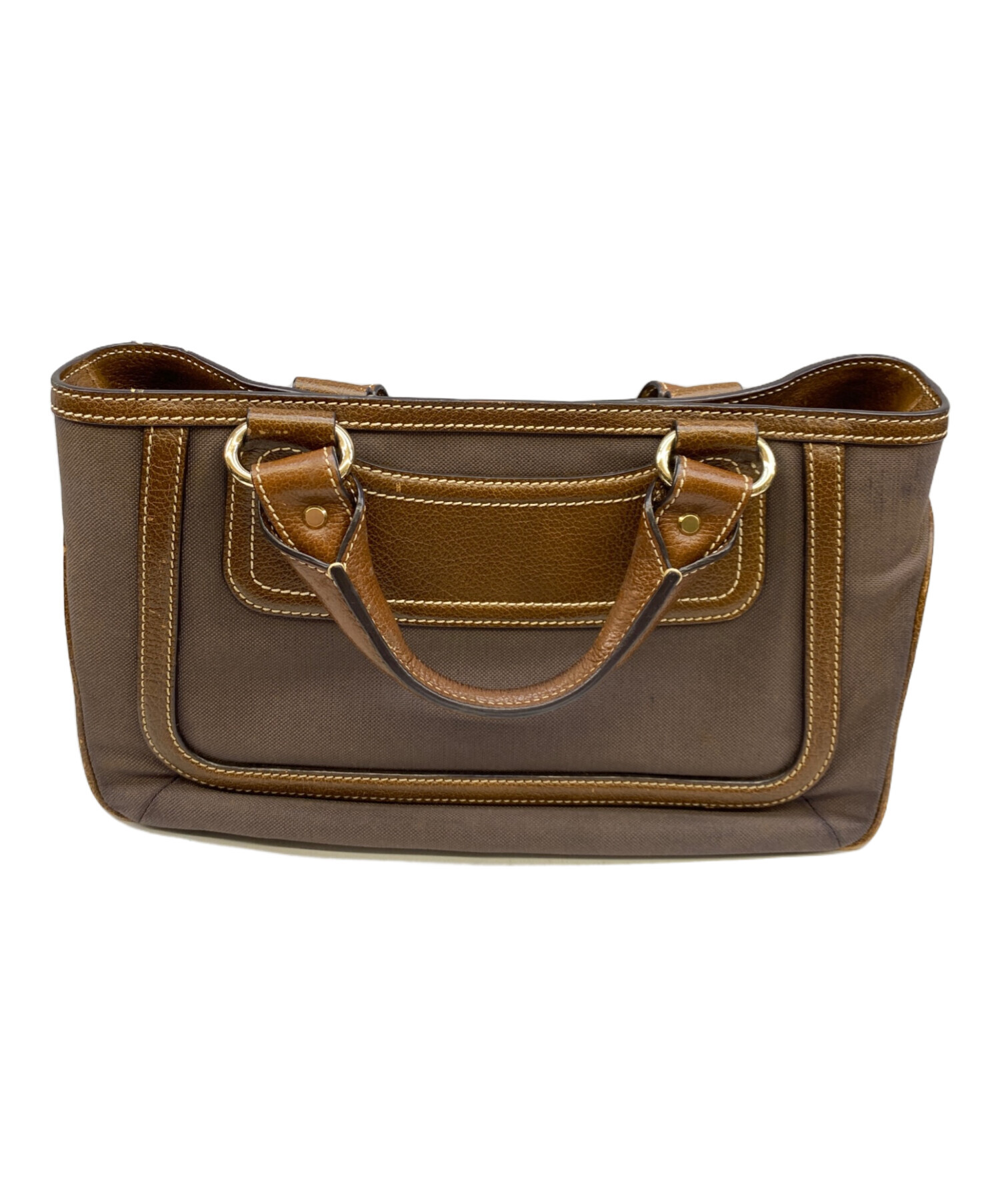 中古・古着通販】CELINE (セリーヌ) ハンドバッグ ブラウン｜ブランド 