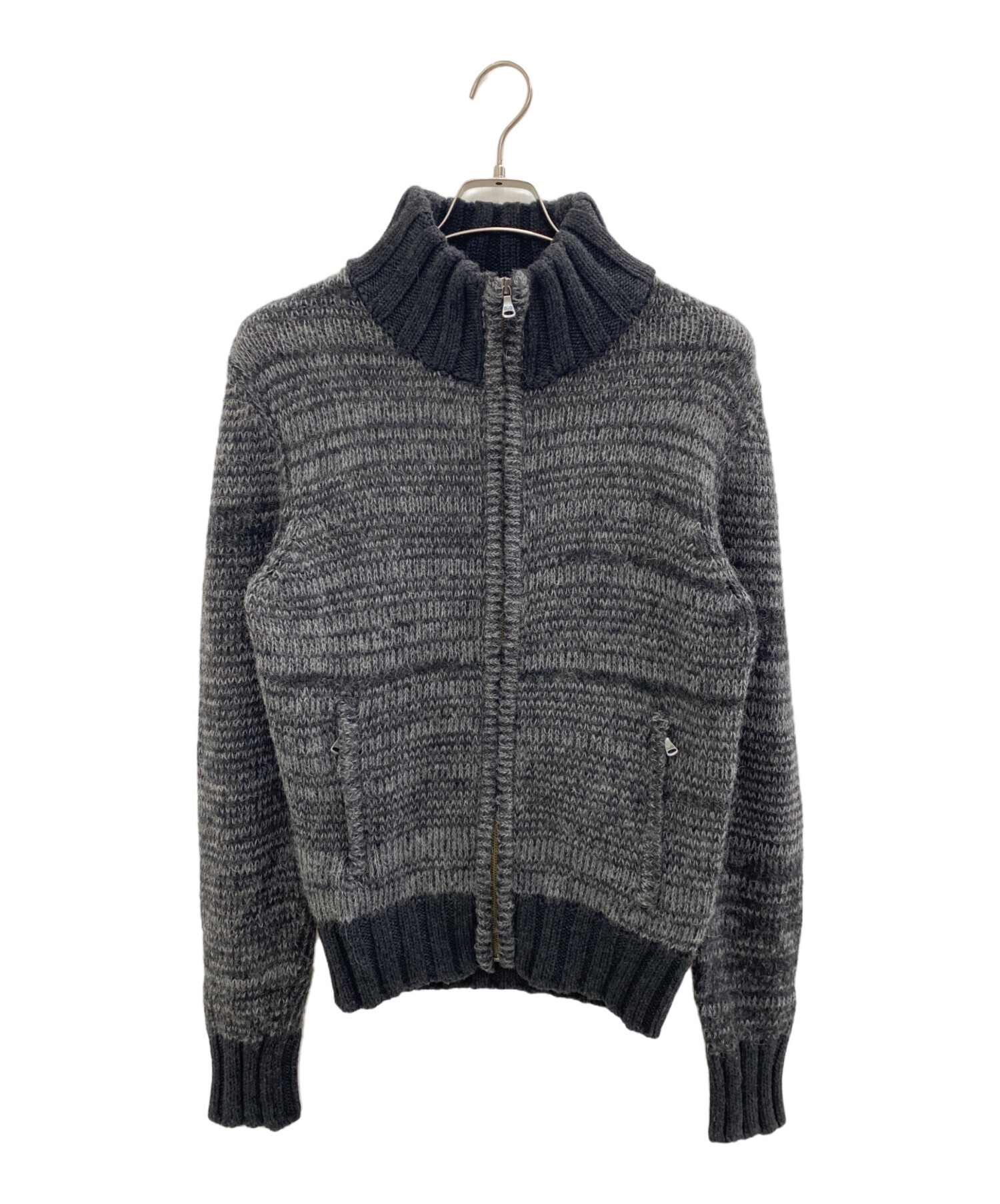 ■美品■DOLCE&amp;GABBANA ドルチェアンドガッバーナ ニット サイズ28/42 アンゴラ混 半袖 メタルロゴ セーター リブ袖 ブランド古着【中古】20250915/RA6019 □美品□DOLCE&GABBANA ドルチェアンドガッバーナ ニット サイズ28/42