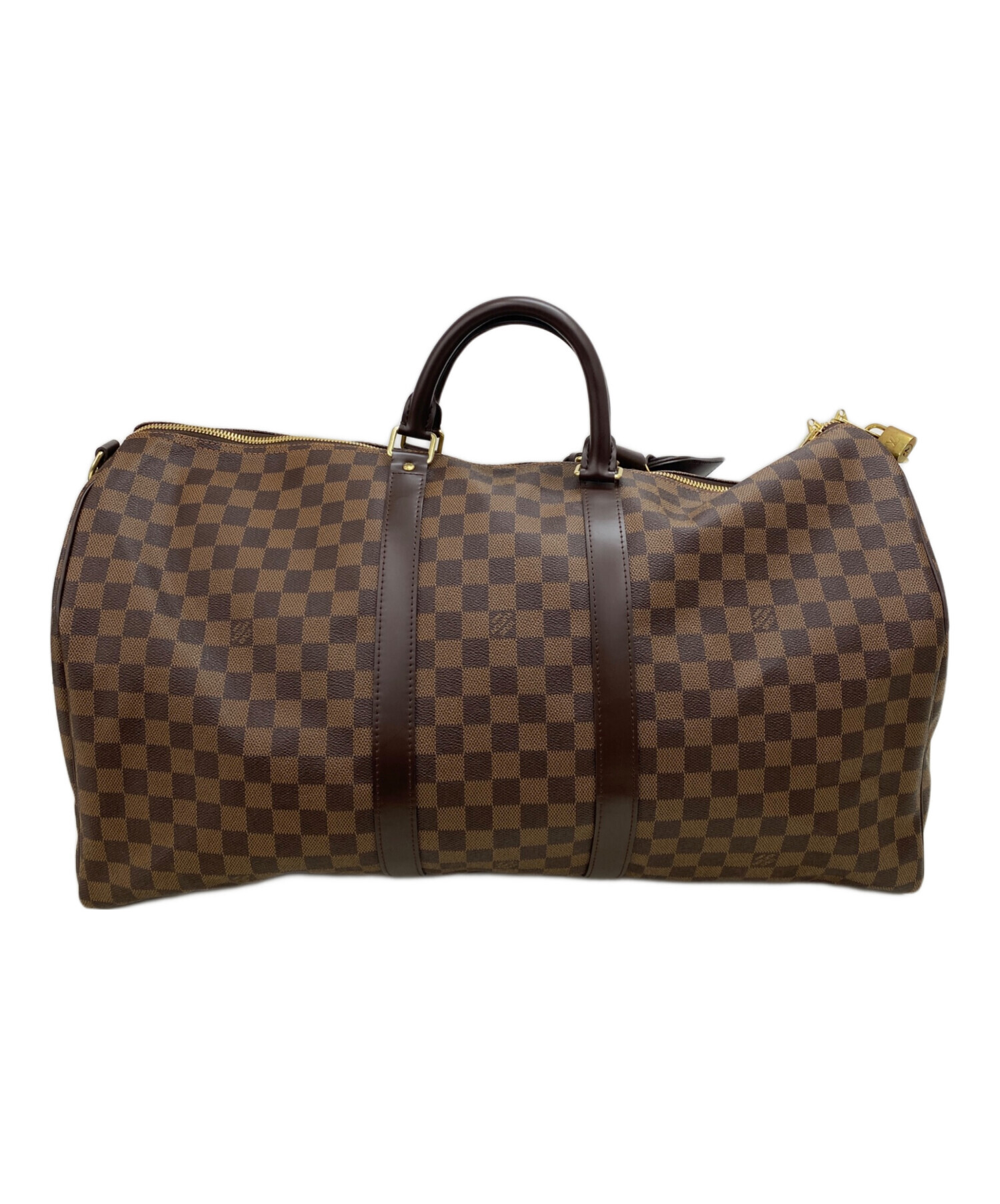 Used 90’s Louis Vuitton キーポル55 バンドリエール ルイヴィトンキーポルバンドリエール 55 旧型 14145 ブラウン
