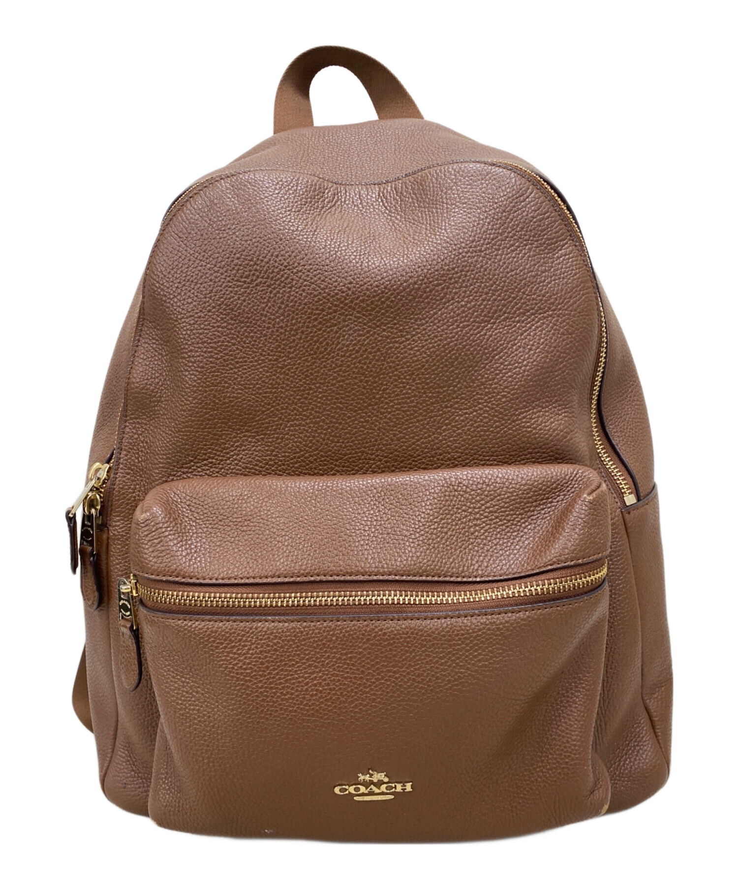 中古・古着通販】COACH (コーチ) チャーリーバックパック ブラウン 