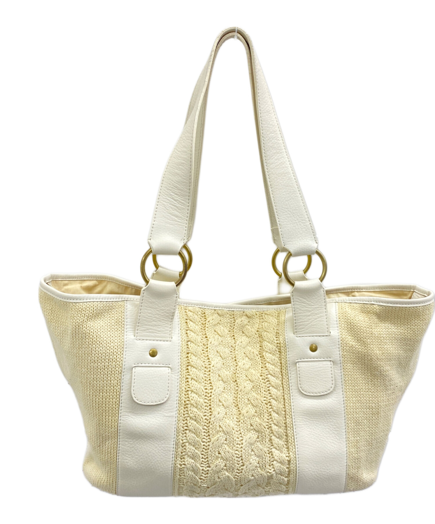 中古・古着通販】Chloe (クロエ) ハンドバッグ アイボリー｜ブランド 