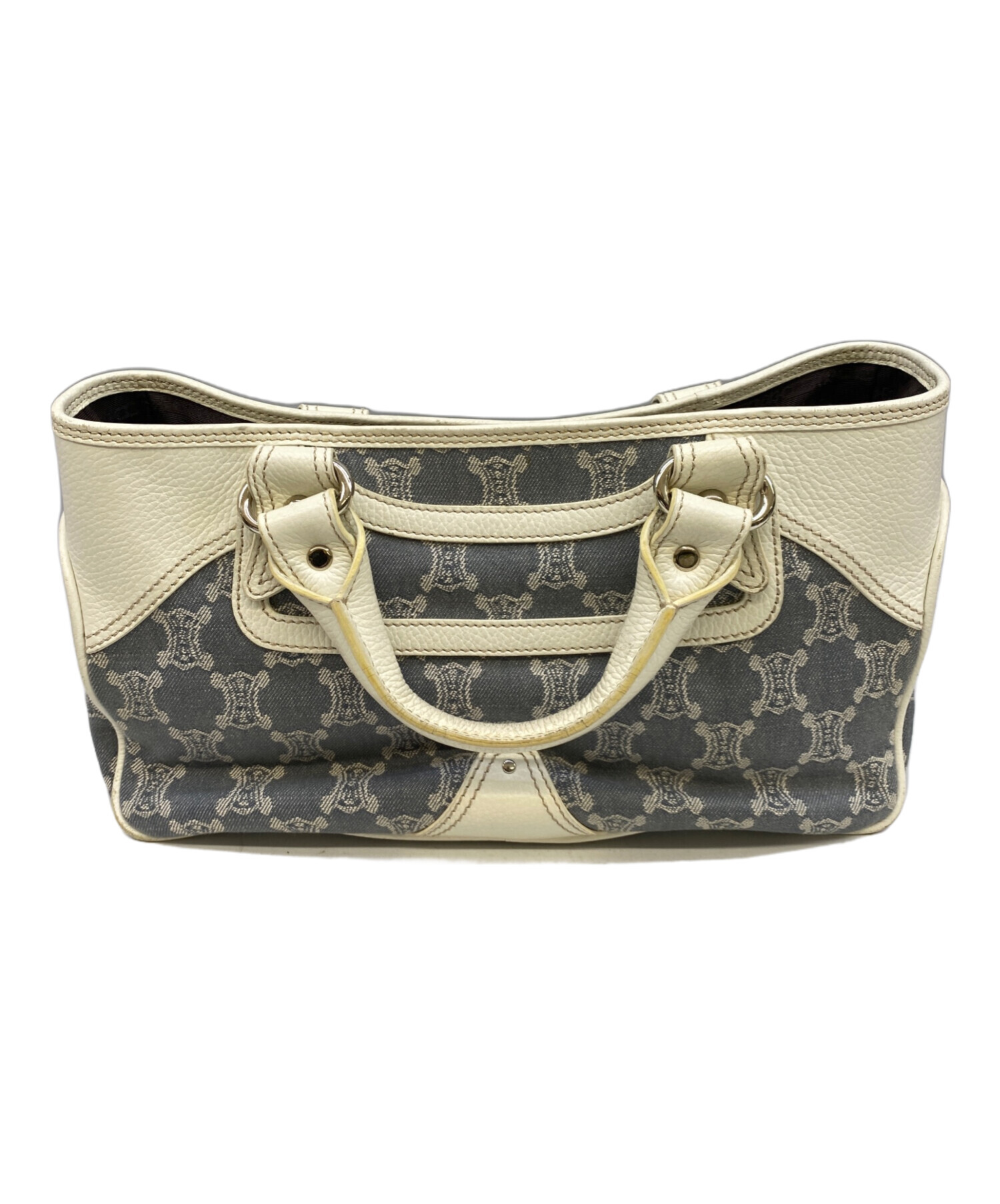 セリーヌ　ブギーバック 中古・古着通販】CELINE (セリーヌ) ブギーバッグ ブルー×ホワイト