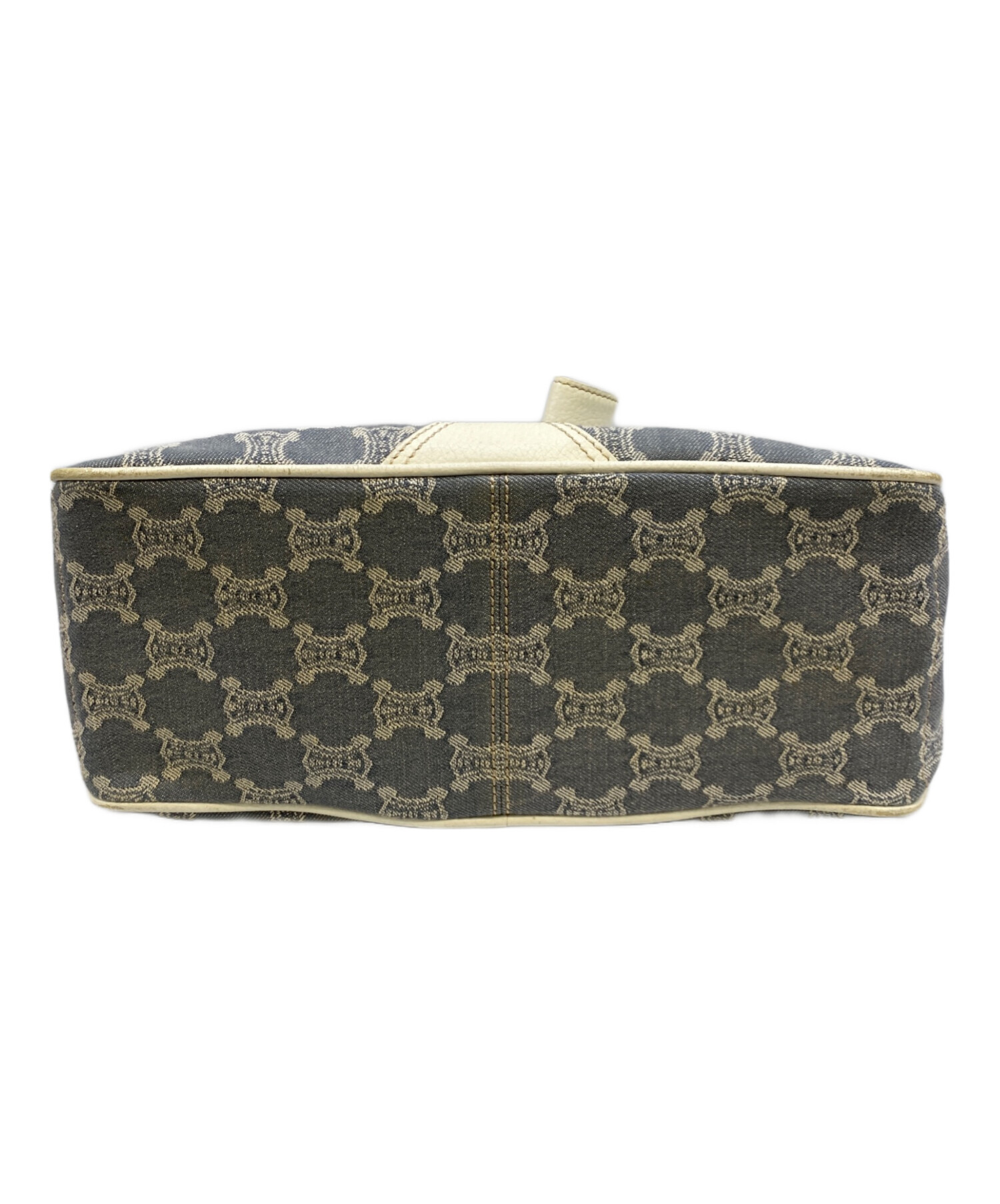 中古・古着通販】CELINE (セリーヌ) ブギーバッグ ブルー×ホワイト