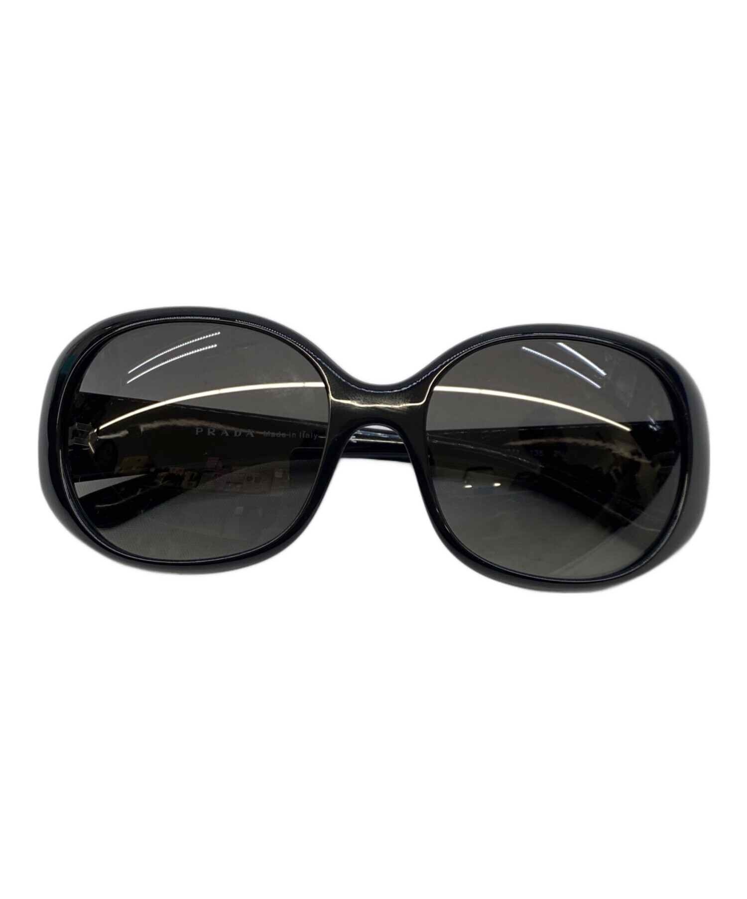 中古・古着通販】PRADA (プラダ) サングラス ブラック サイズ:57□17 
