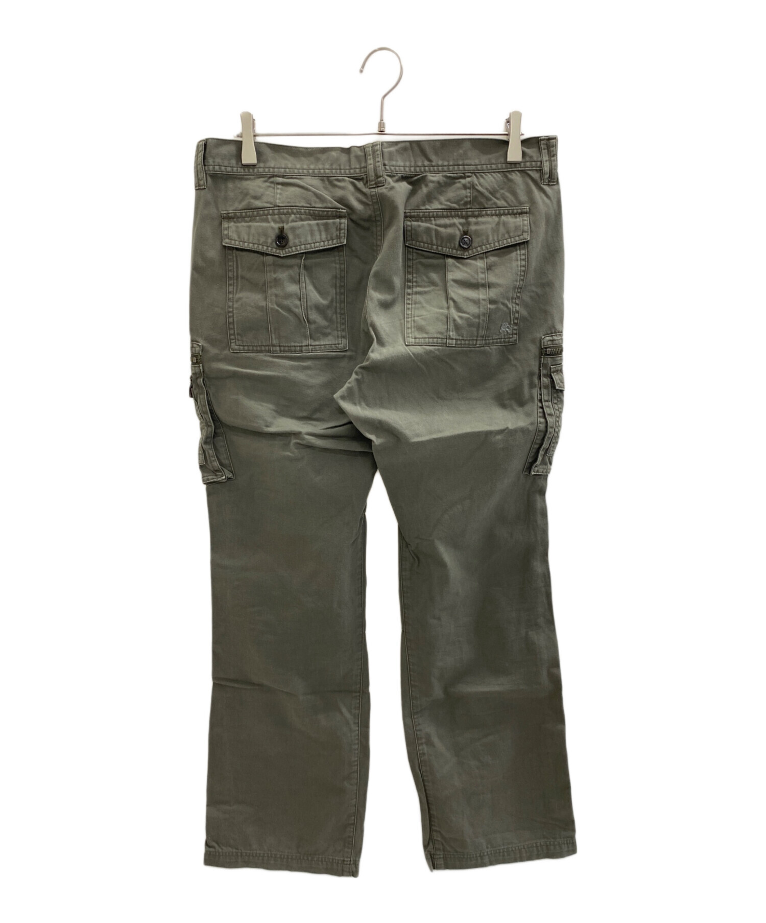 パンツ archive burberry flare cargo pants y2k 美品T-archive Burberry gimmick cargo pants