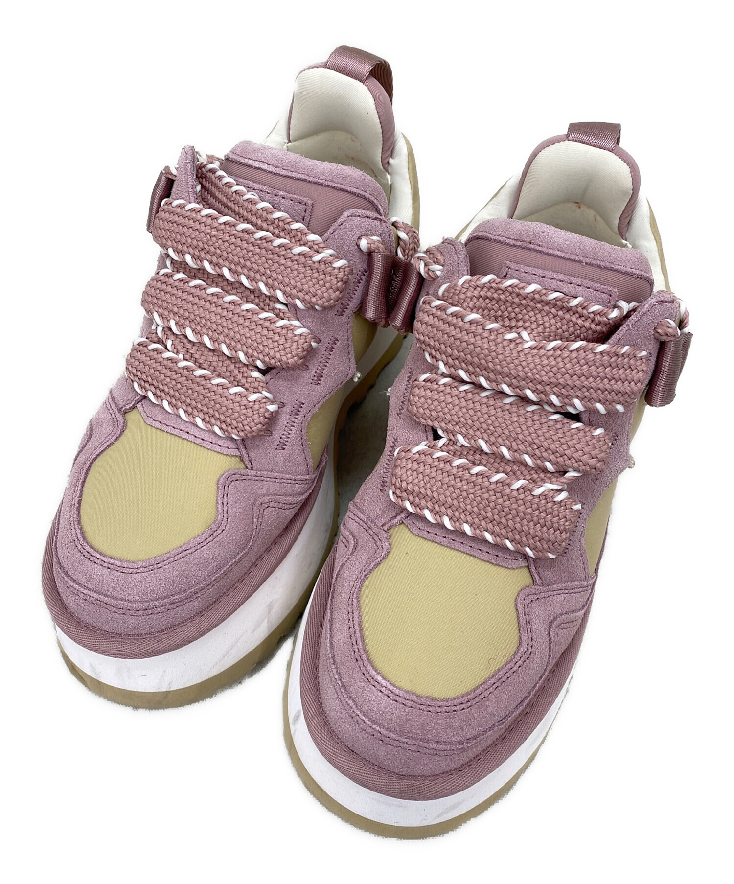 中古・古着通販】UGG (アグ) Astromel ピンク×ベージュ サイズ:25cm