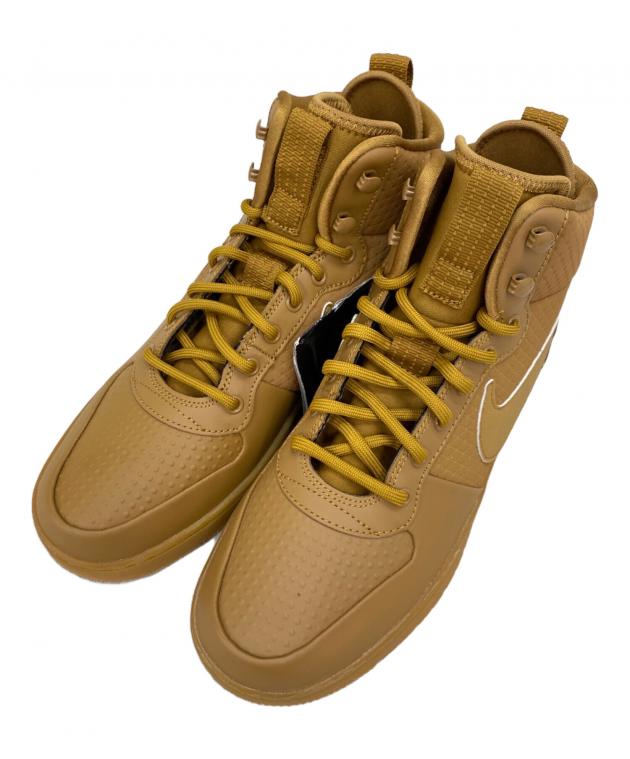 中古・古着通販】NIKE (ナイキ) ハイカットスニーカー ブラウン サイズ