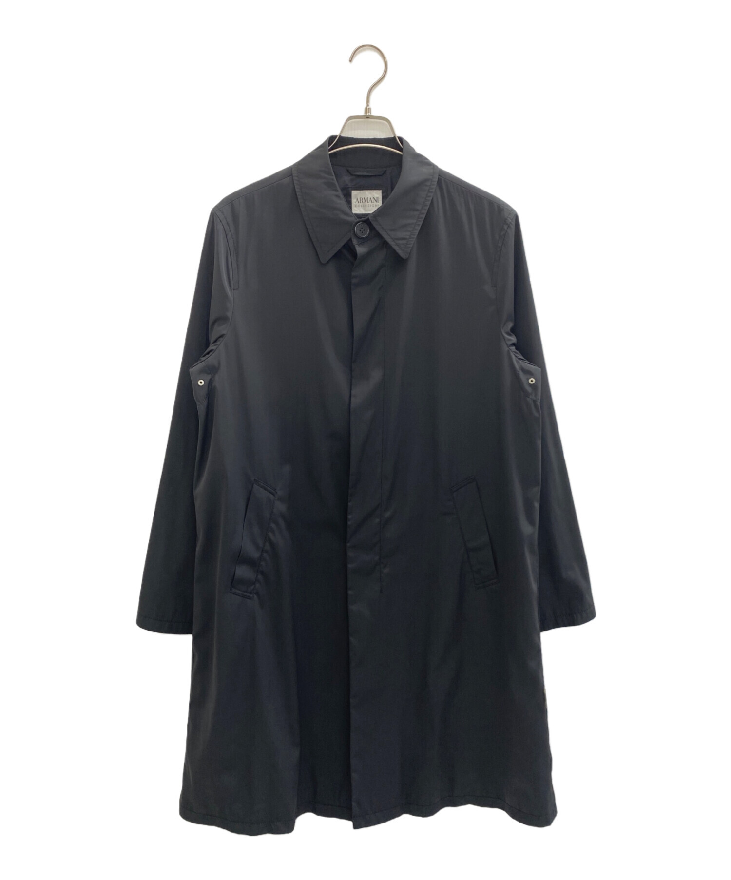 ARMANI COLLEZIONI アルマーニコレッツォーニ 【美品】ウール ゴートレザー フリンジ ARMANI COLLEZIONI アルマーニコレッツォーニ 【美品】ウール ゴート