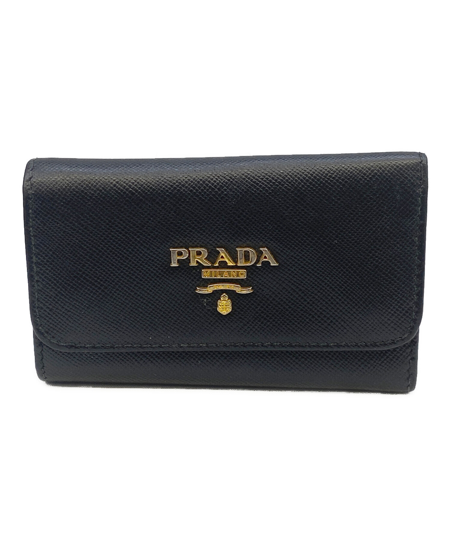 中古・古着通販】PRADA (プラダ) キーケース ブラック｜ブランド・古着