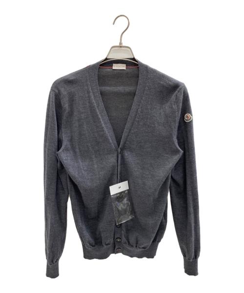 MONCLER グレー カーディガン　メンズL 中古・古着通販】MONCLER (モンクレール) 薄手カーディガン グレー