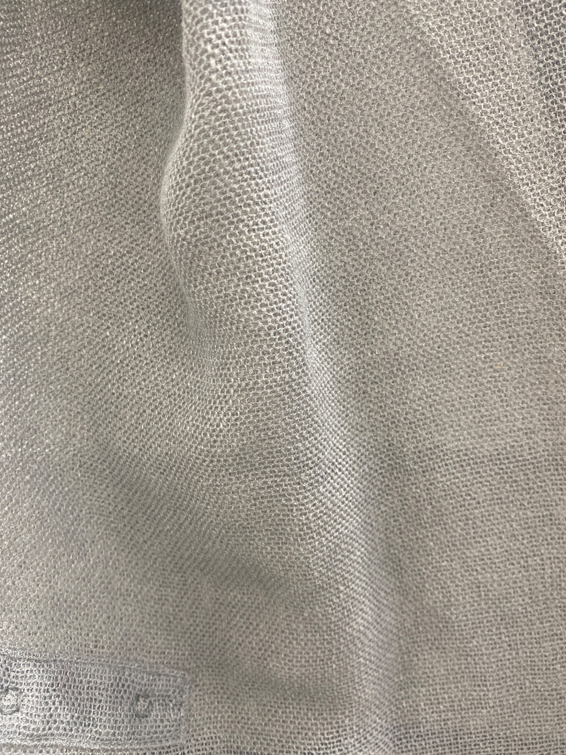 中古・古着通販】Y's (ワイズ) シースルー ビッグカーディガン グレー