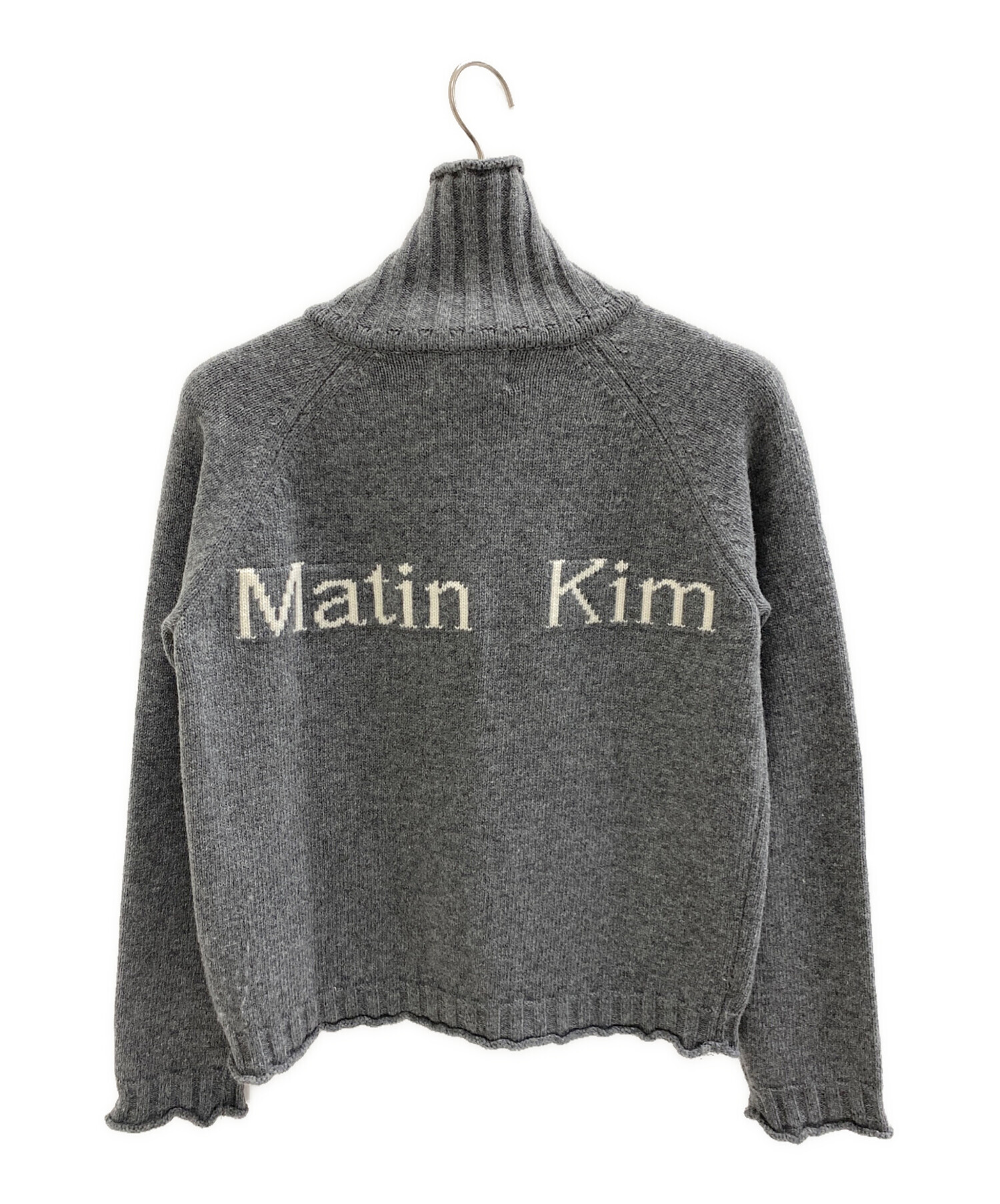 中古・古着通販】martin kim (マーティンキム) 厚手ニット グレー 
