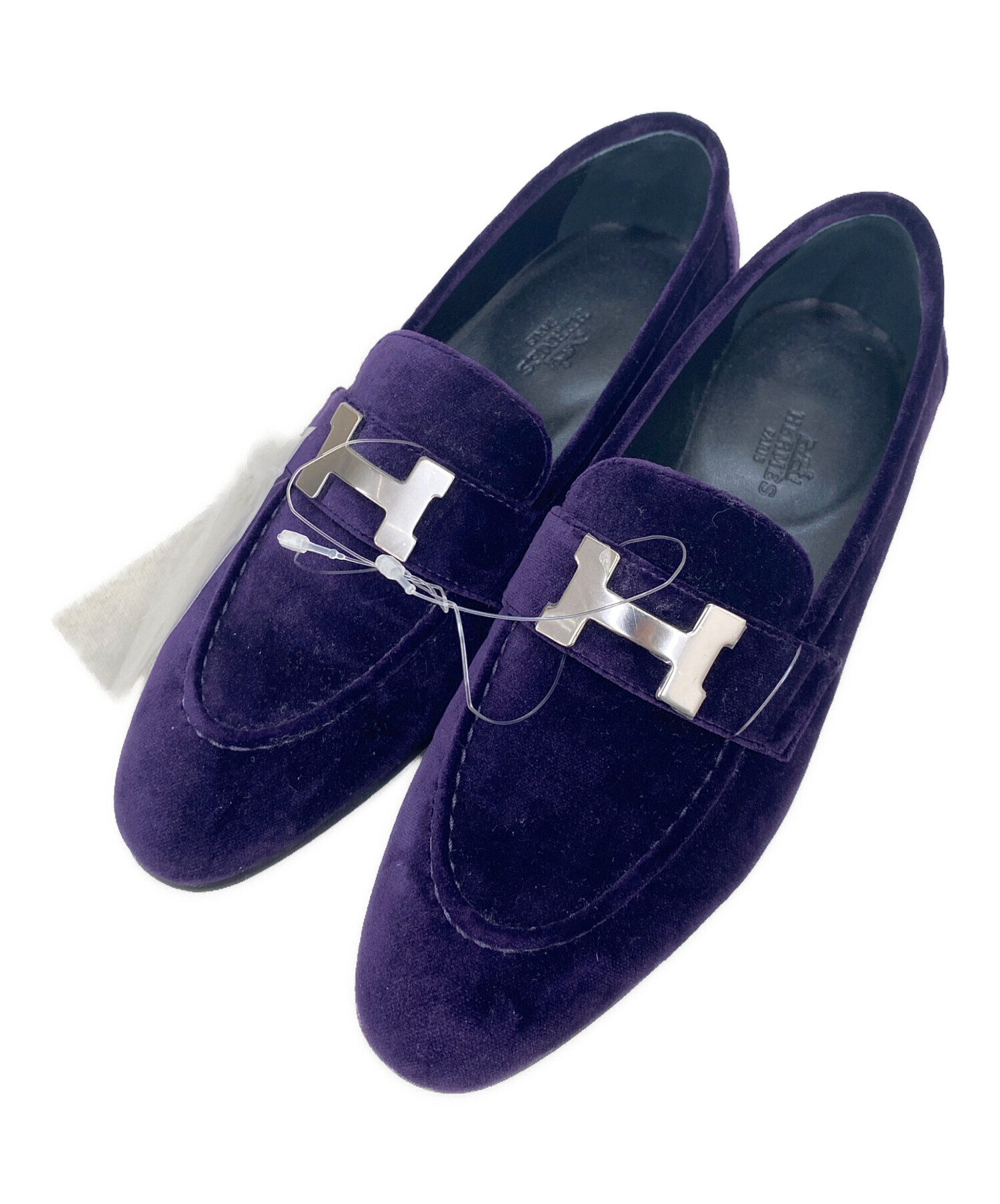 中古・古着通販】HERMES (エルメス) モカシン パリ パープル サイズ