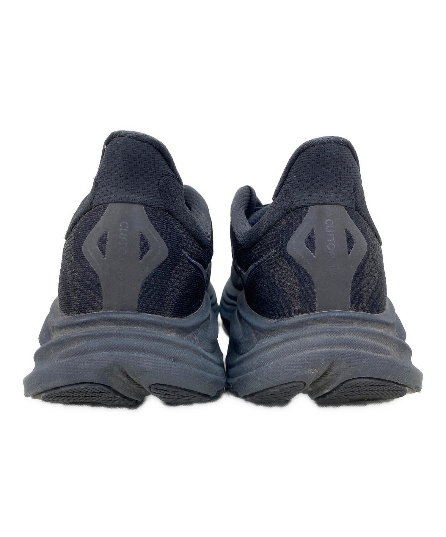 中古・古着通販】HOKA (ホカ) CLIFTON 10 WIDE ブラック サイズ:28.5cm 