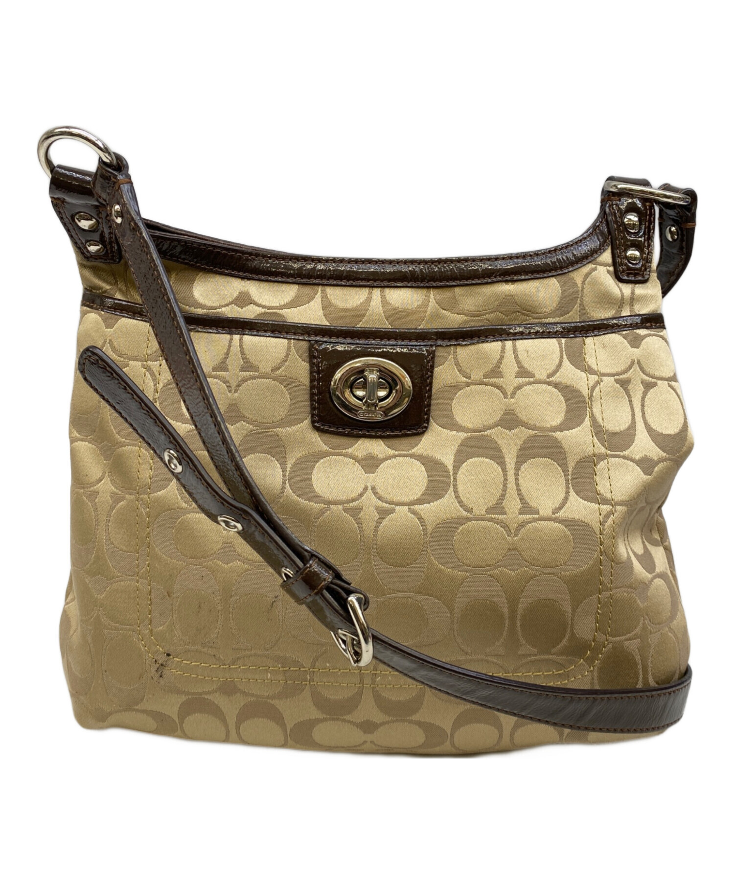 コーチ ショルダーバッグ ブラウン 中古・古着通販】COACH (コーチ) ショルダーバッグ ブラウン｜ブランド