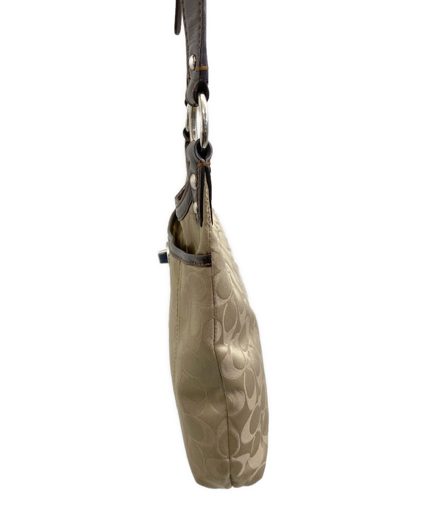 中古・古着通販】COACH (コーチ) ショルダーバッグ ブラウン｜ブランド 