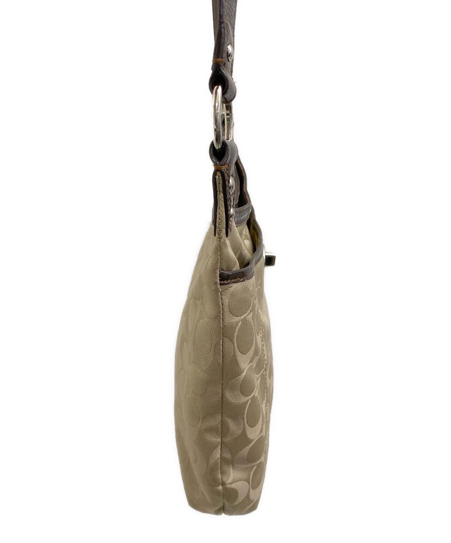 中古・古着通販】COACH (コーチ) ショルダーバッグ ブラウン｜ブランド