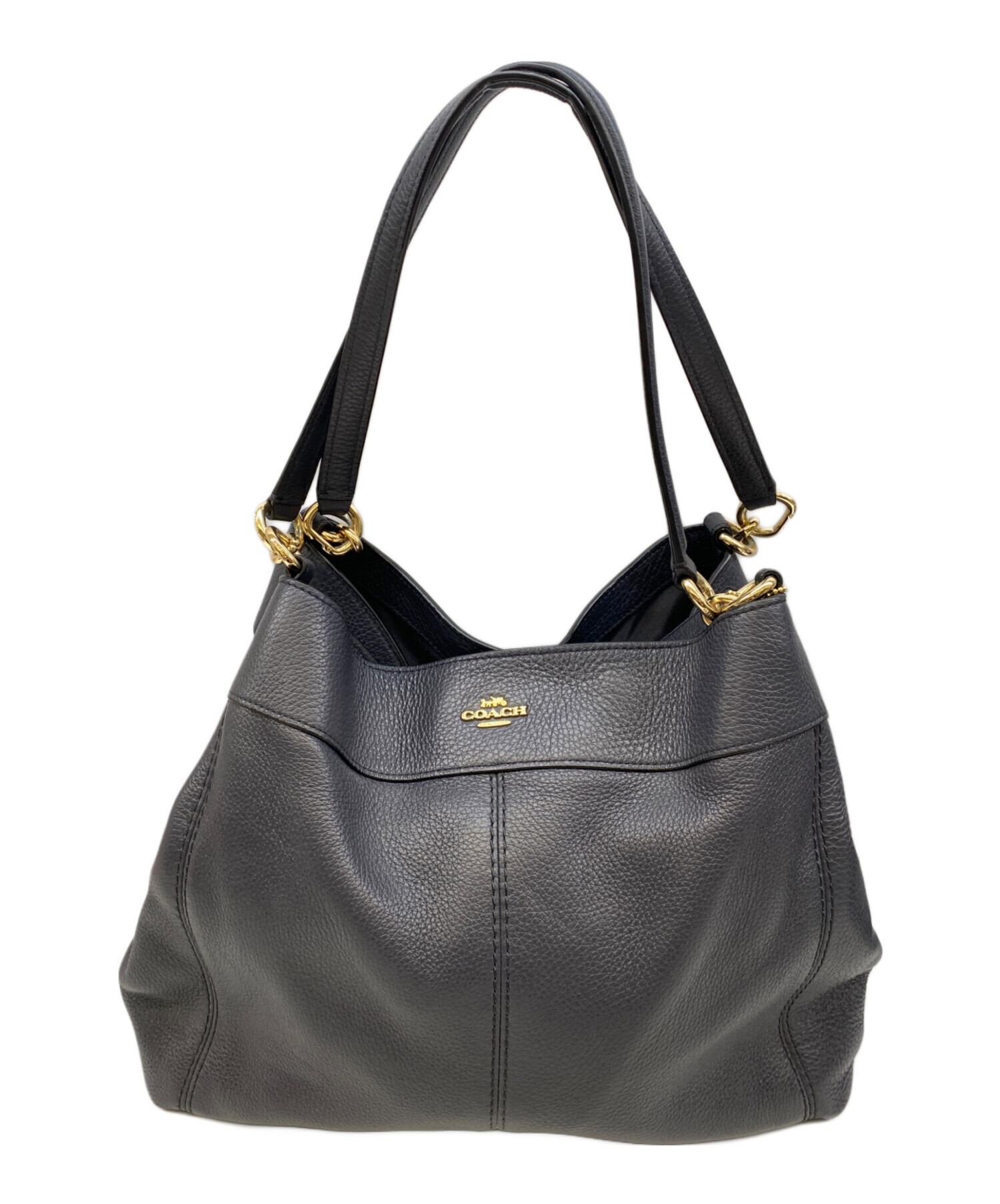 美品COACHオールドコーチ4921ソノマレザー2WAYハンドバッグ