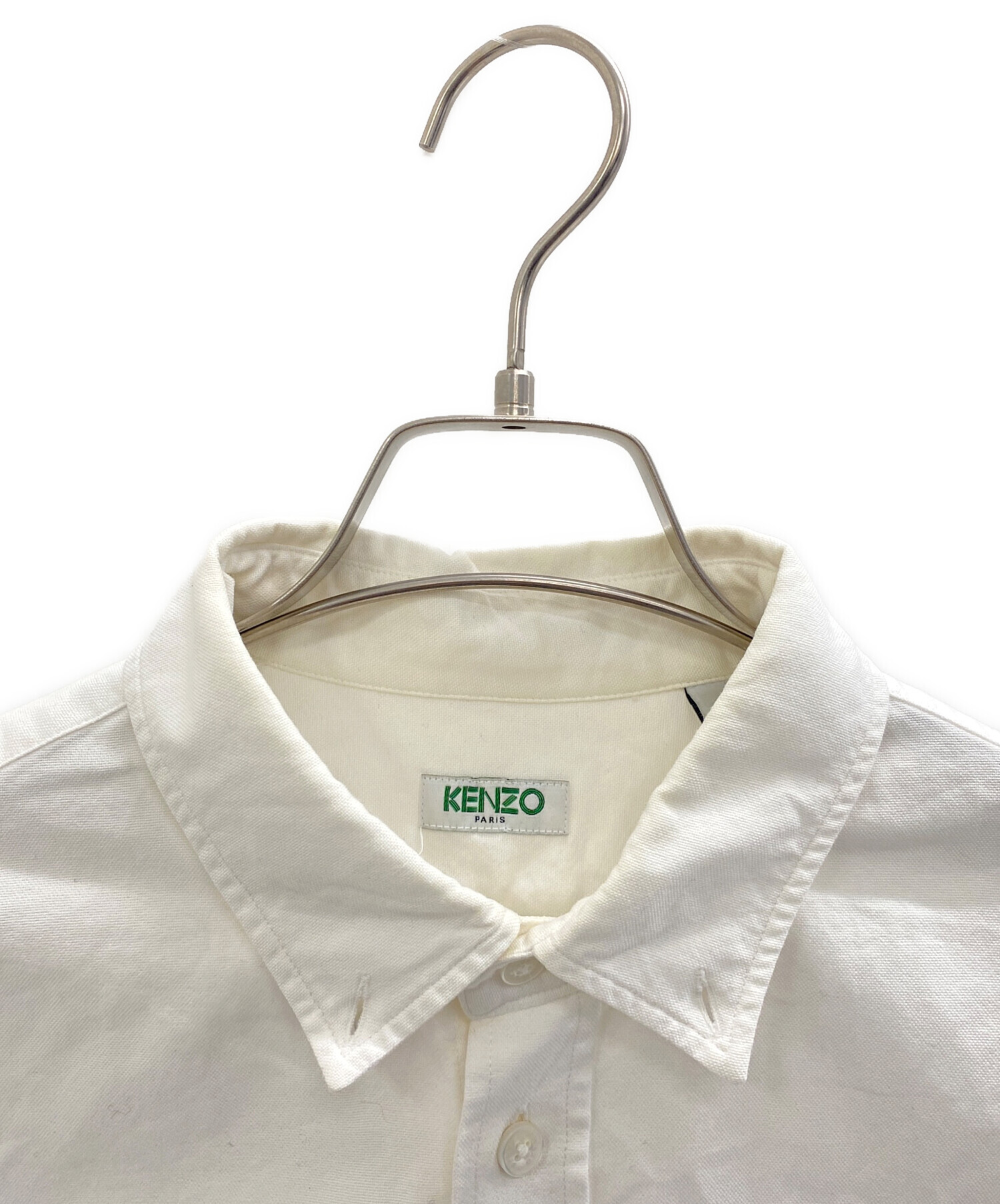 中古・古着通販】KENZO (ケンゾー) 長袖シャツ ホワイト サイズ:L 
