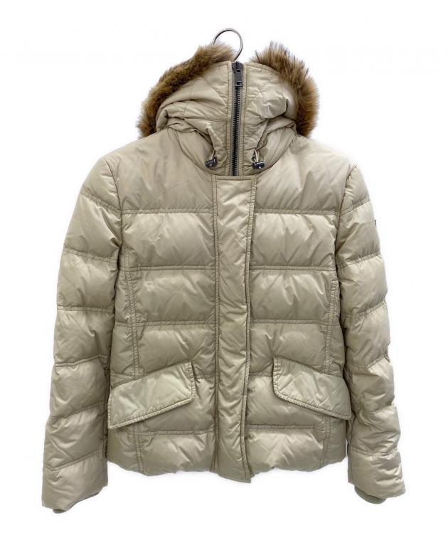 PRADA ベージュ ダウンジャケット 中古・古着通販】PRADA SPORTS (プラダスポーツ) ダウンジャケット