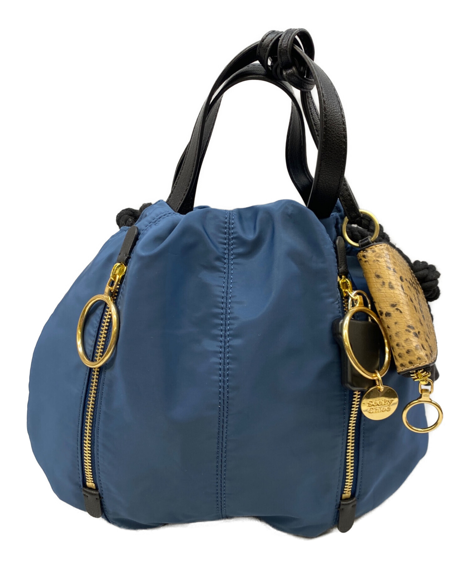 SEE BY CHLOE - セール！未使用【シーバイクロエ】ネイビージャケット 中古・古着通販】SEE BY CHLOE (シーバイクロエ) ハンドバッグ