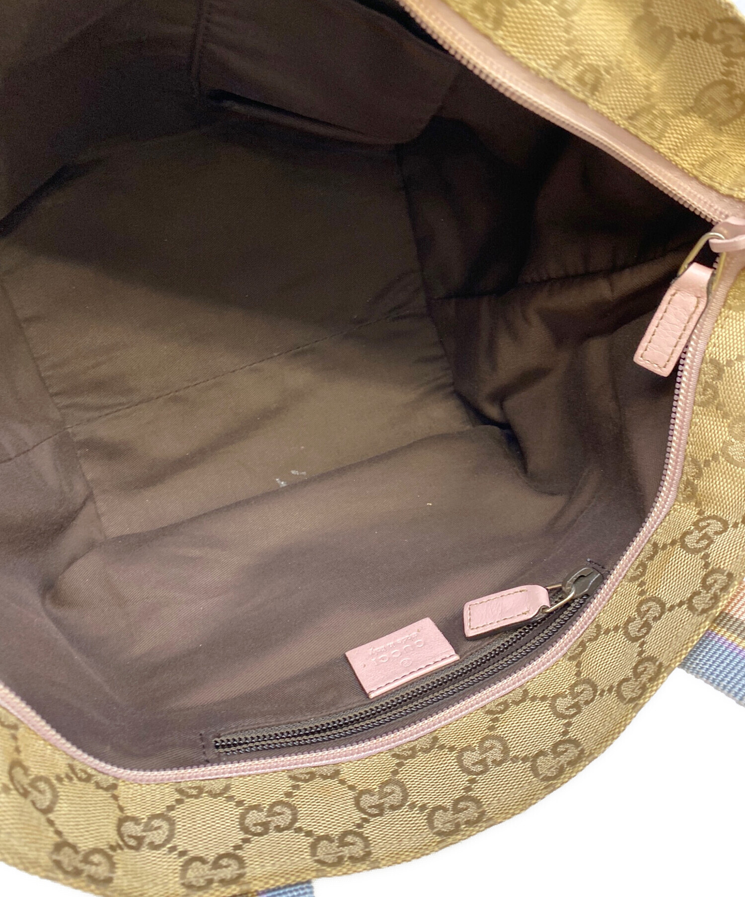 中古・古着通販】GUCCI (グッチ) GGシェリーライン ブラウン｜ブランド