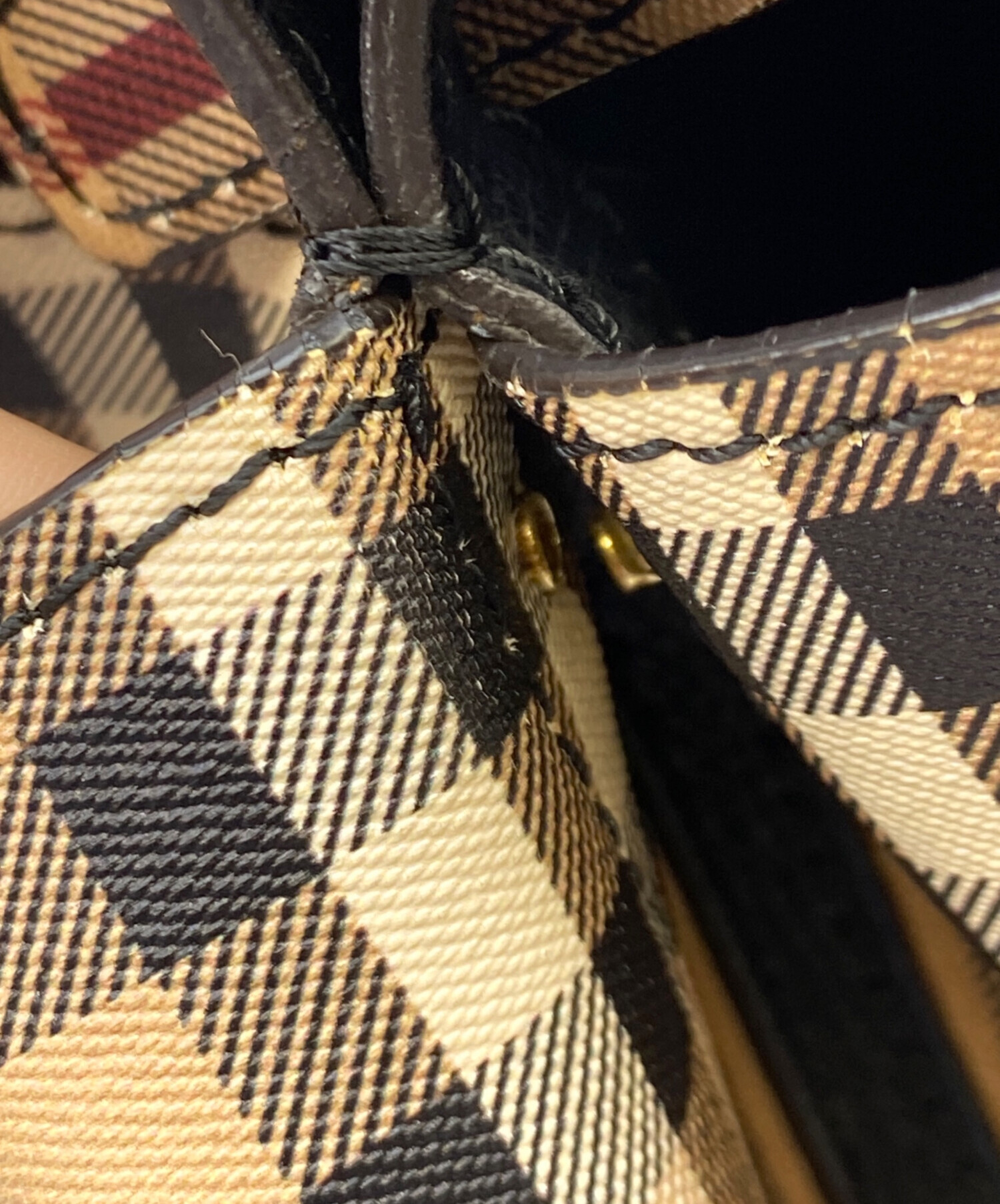 中古・古着通販】BURBERRY (バーバリー) ショルダーバッグ ベージュ