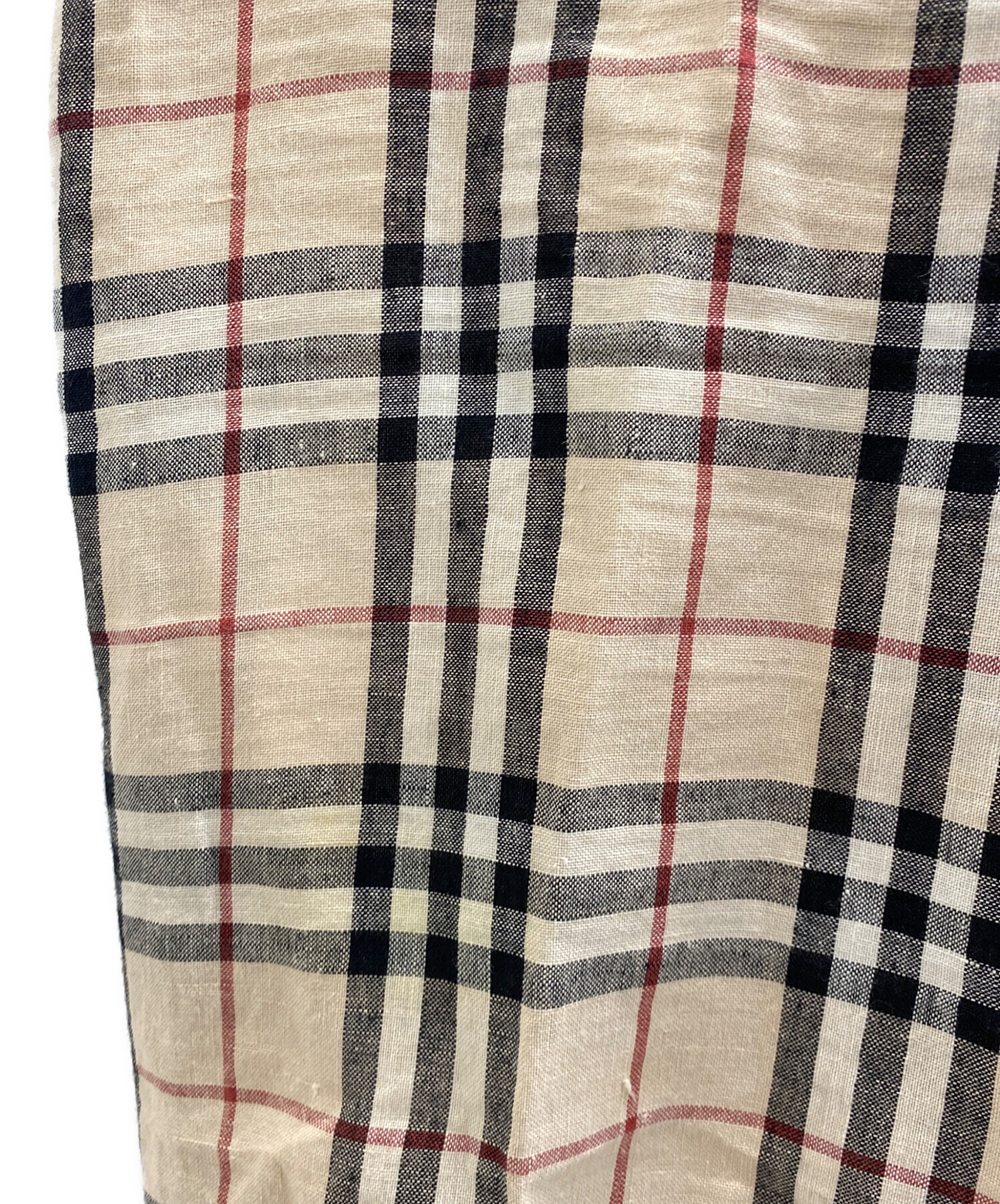 中古・古着通販】BURBERRY (バーバリー) リネンパンツ ベージュ サイズ