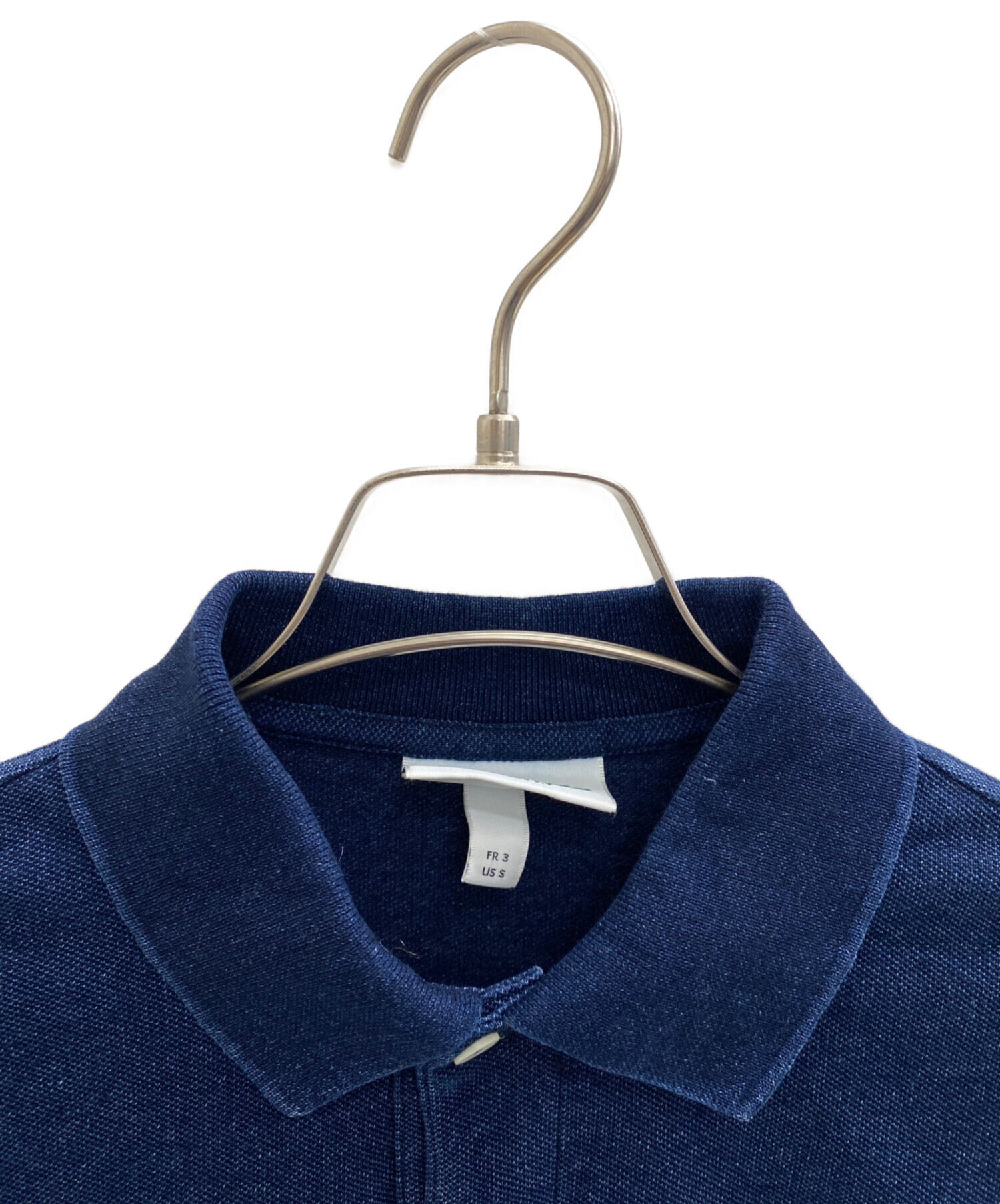 中古・古着通販】LACOSTE (ラコステ) 鹿の子インディゴ染めポロシャツ