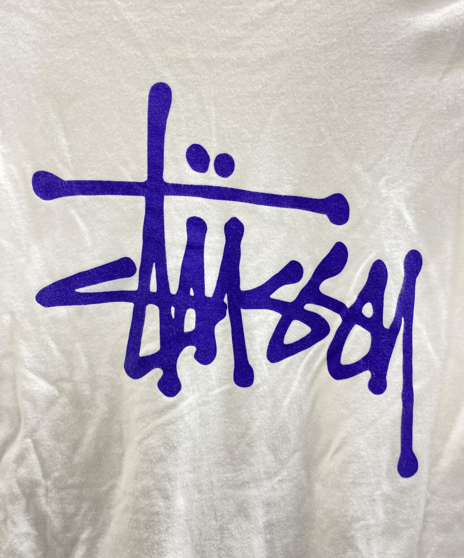中古・古着通販】stussy (ステューシー) SSロゴTee ホワイト サイズ:M