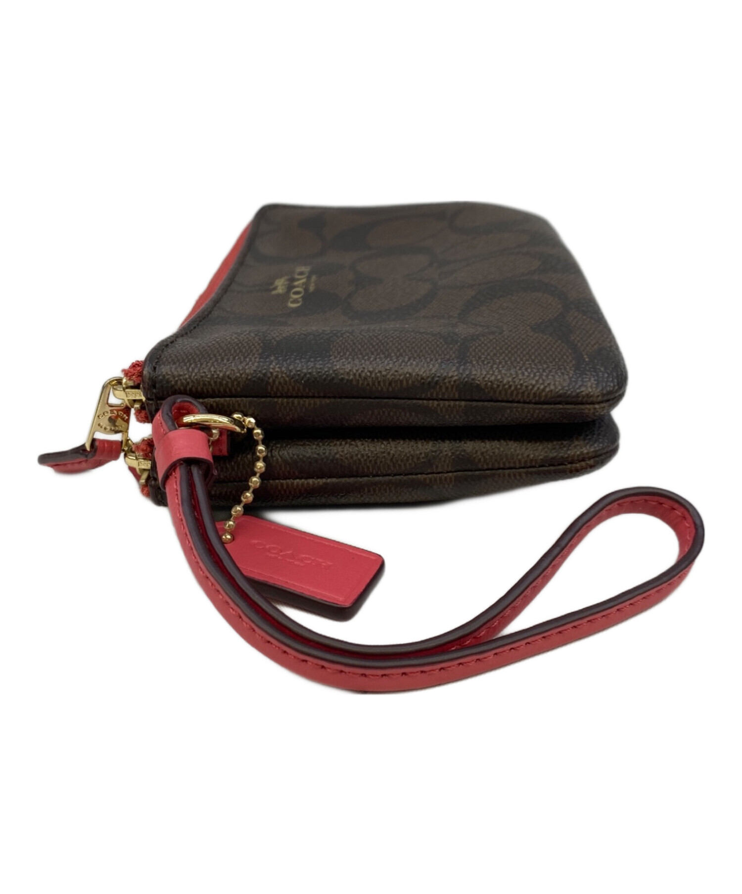 中古・古着通販】COACH (コーチ) マルチポーチ ブラウン｜ブランド