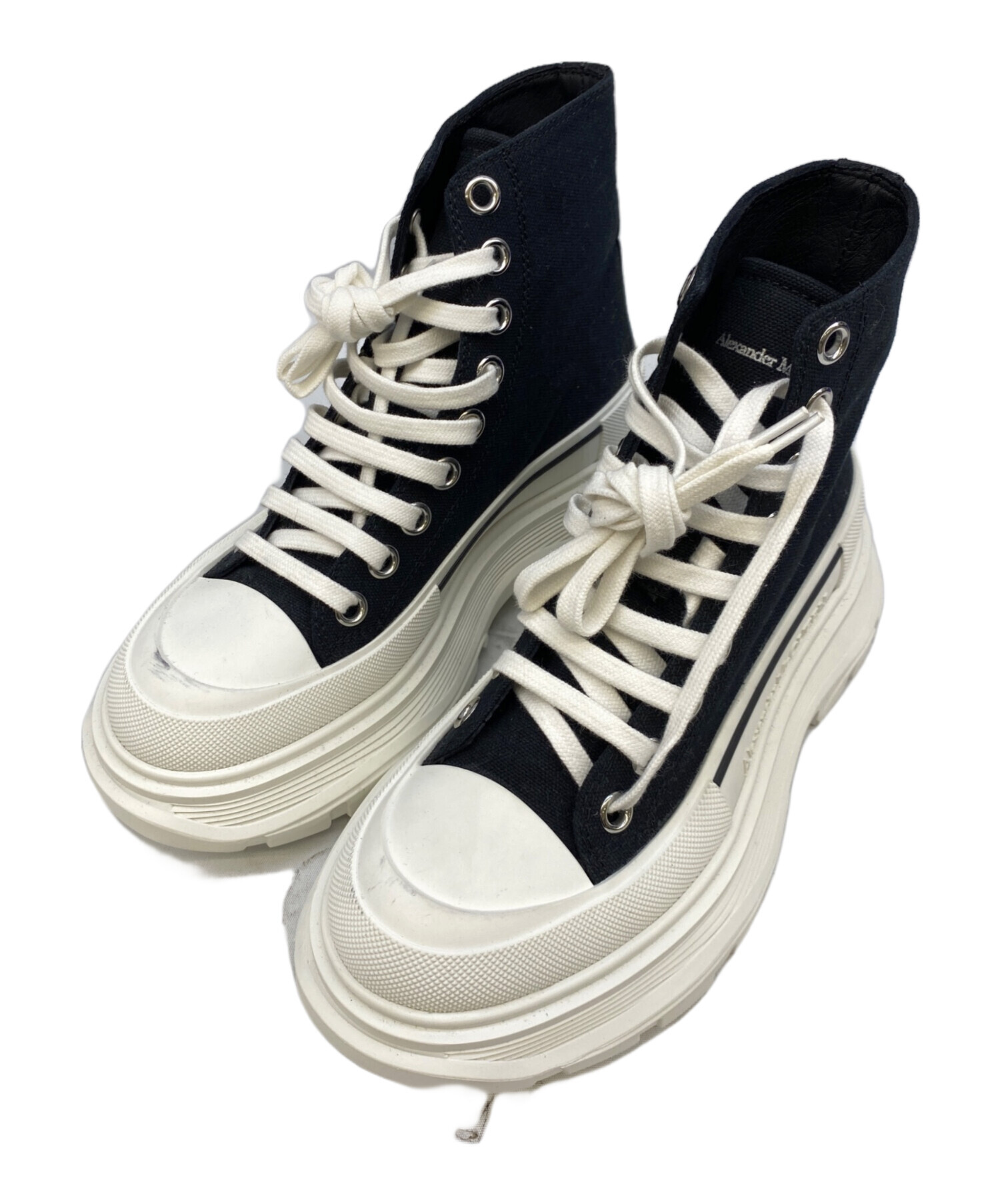 アレキサンダーマックイーン　プラットフォームハイカットスニーカー 中古・古着通販】ALEXANDER McQUEEN (アレキサンダーマックイーン